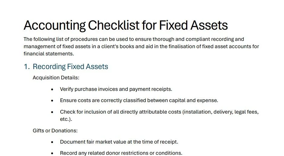 Navigating Fixed Asset Accounting in Annual Financial Statements ...