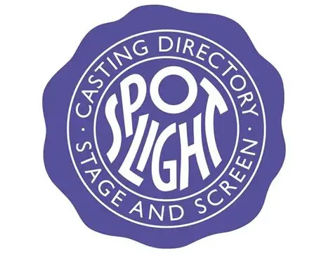 Logo of SpotLight Casting Directory, featuring a purple circular badge with white text.