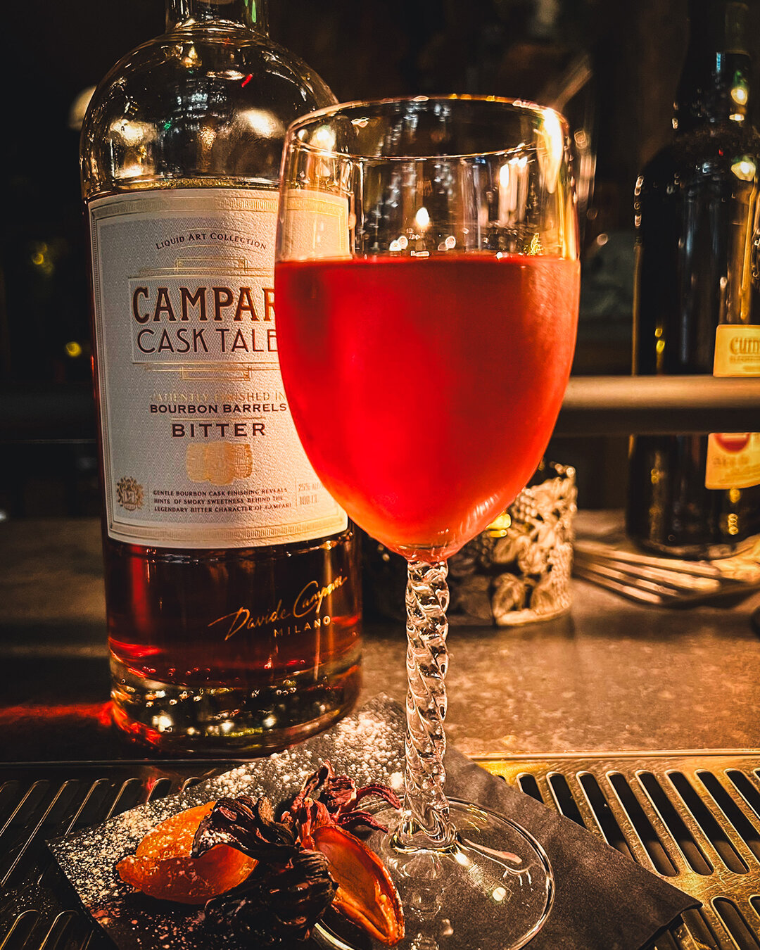 &bull; GAIA NEGRONI &bull;

@beefeatergin
@campariuk
@cocchi1891 Vermouth
Apricots, dates &amp; figs

Reserve &amp; taste &rarr; fivedots.uk

.
.
.

#cocktail #bestbarslondon #speakesy #top50cocktailbars #brighton #brightonandhove #worthing #westsuss