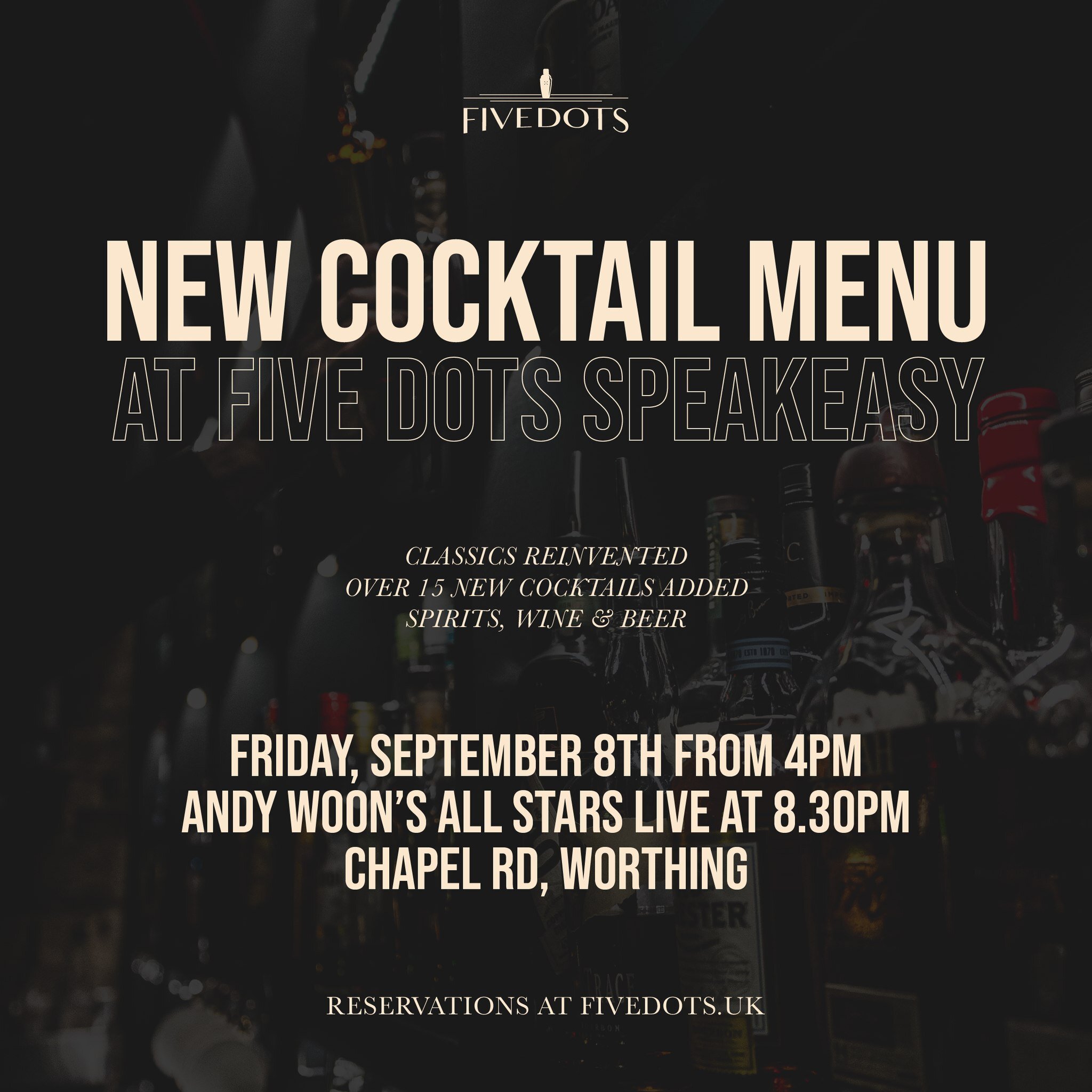 Join us this Friday from 4pm as we unveil the world of our speakeasy once again 🖤

Our talented Mixologists have been stirring up something truly magical and we can't wait to share our new seasonal cocktail menu with you 👨&zwj;🔬🥃

Live music from