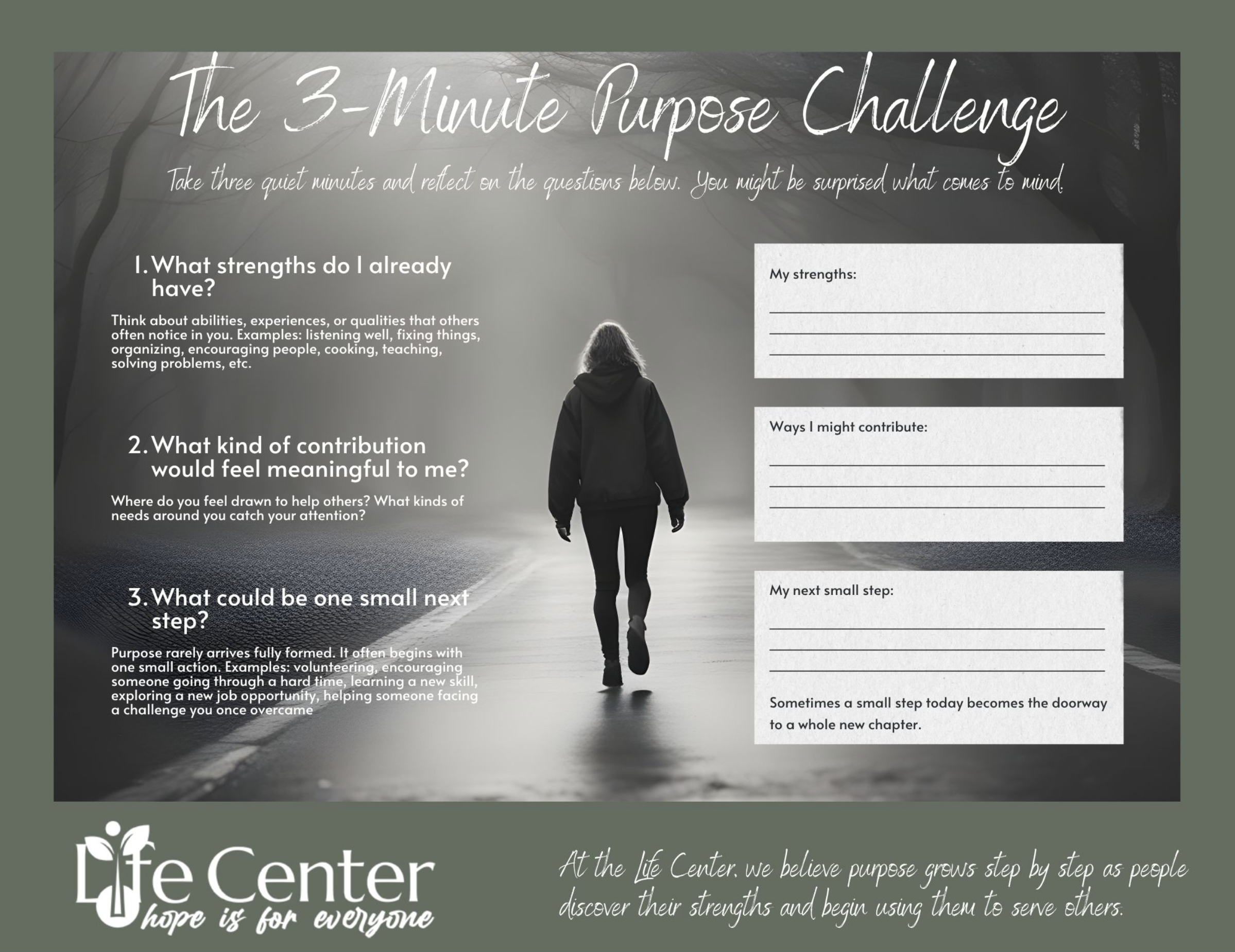 The 3-Minute Purpose Challenge