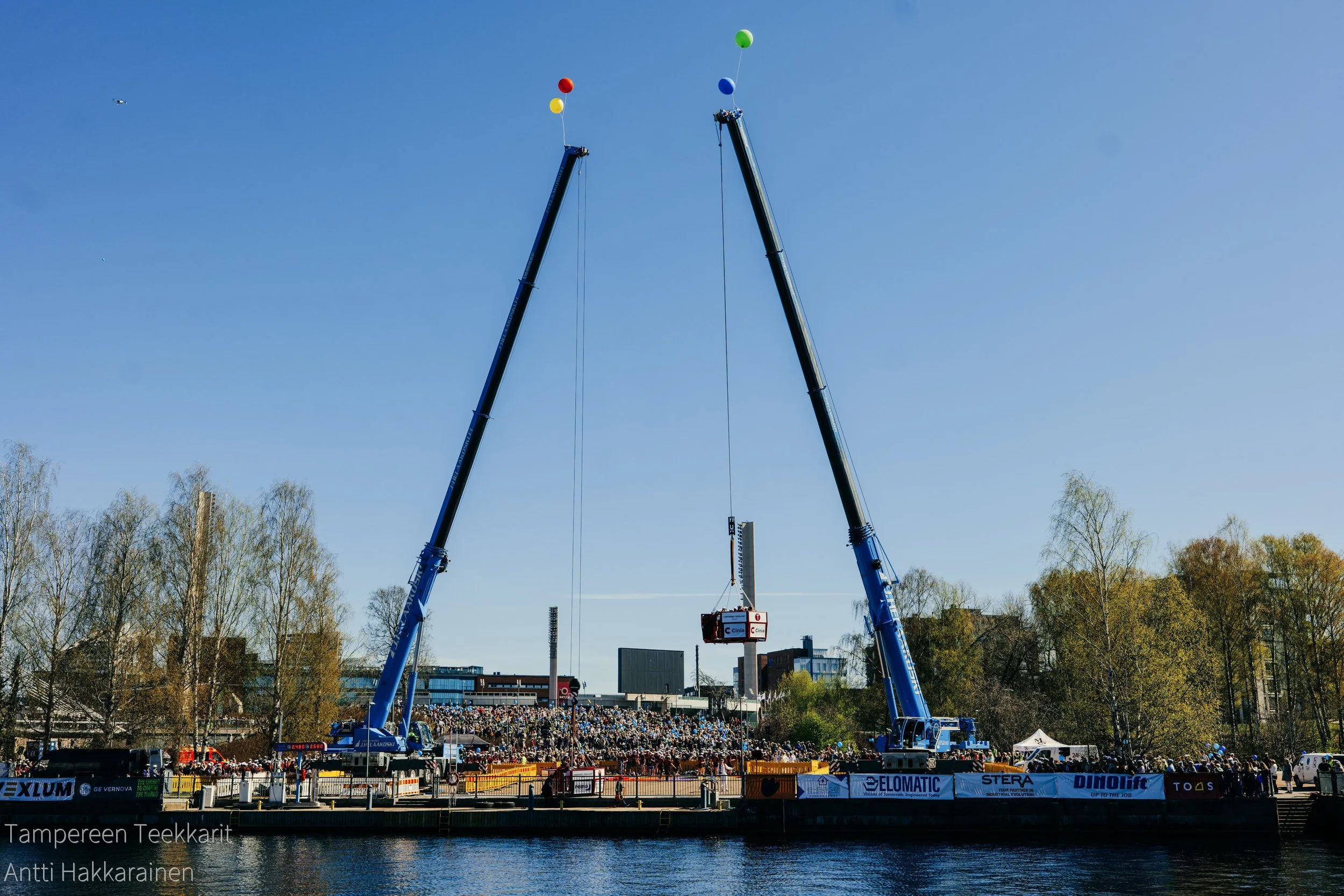 Teekkari Union of Tampere enjoys the summer holiday