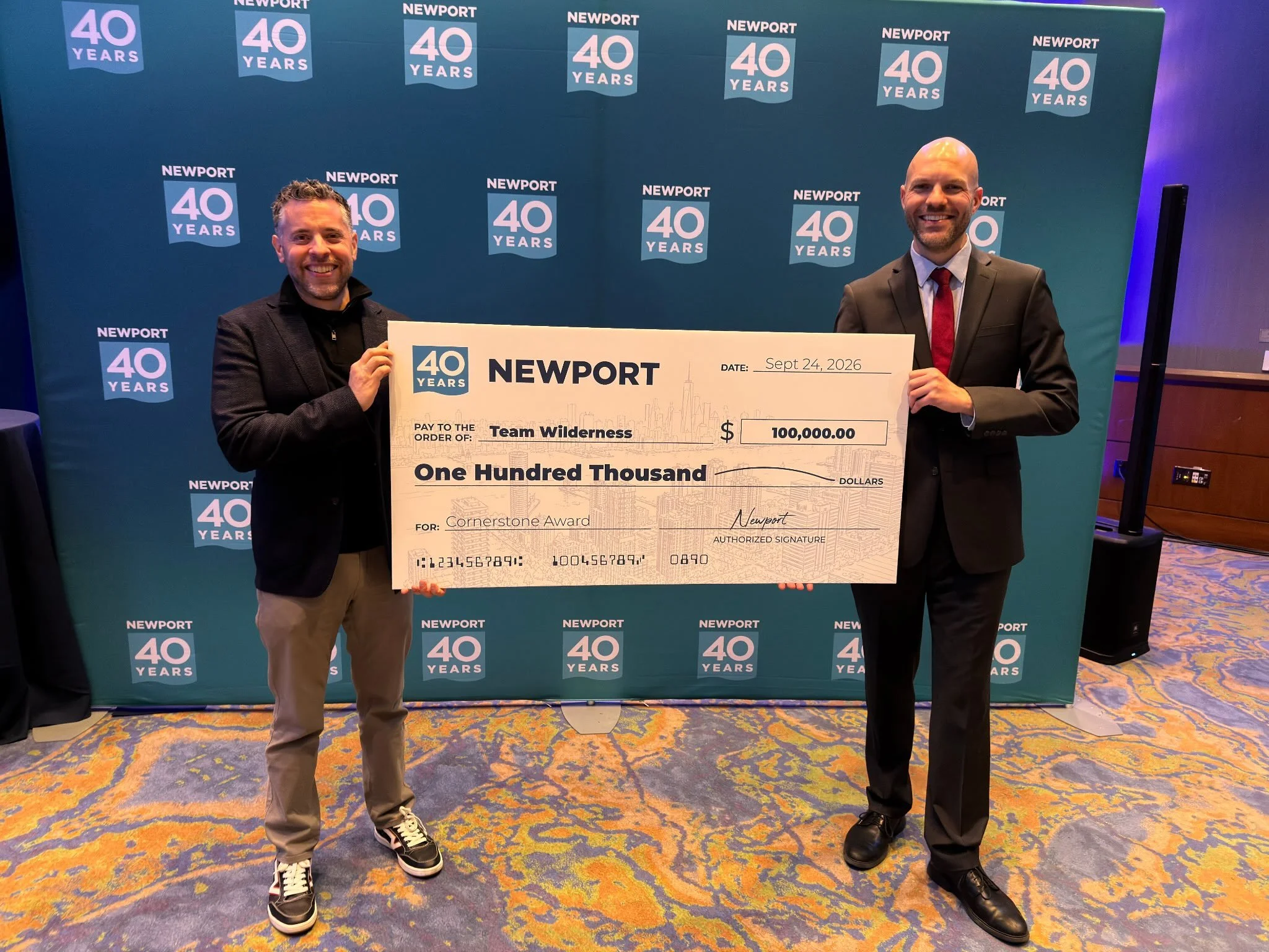 We&rsquo;re so excited to announce we&rsquo;ve been awarded a Newport 40th anniversary nonprofit Cornerstone grant! Thank you @newport.rentals🎉🍾