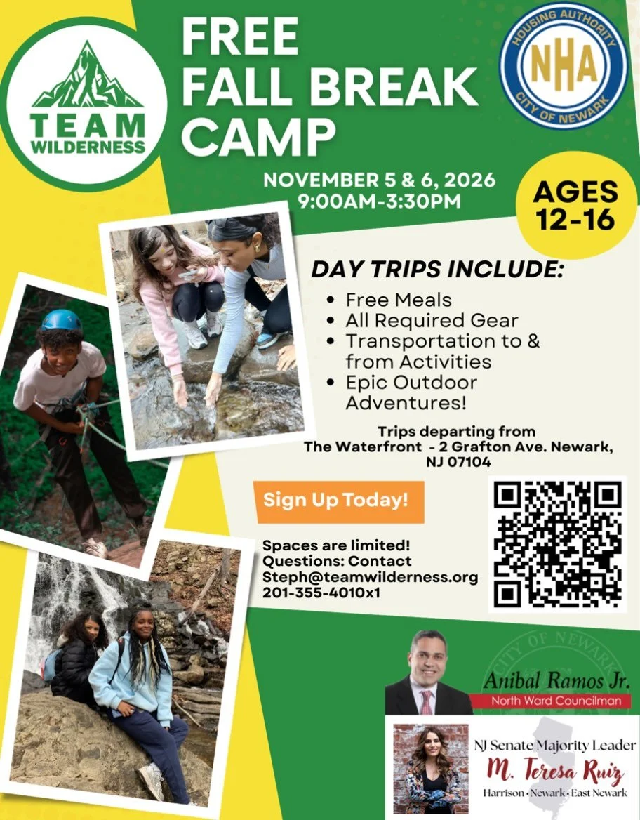 🧱Brick City!! FREE Fall Break Camp program registration is now open for youth ages 12-16 on November 5 &amp; 6 from 9am-3:30pm #newarkyouth