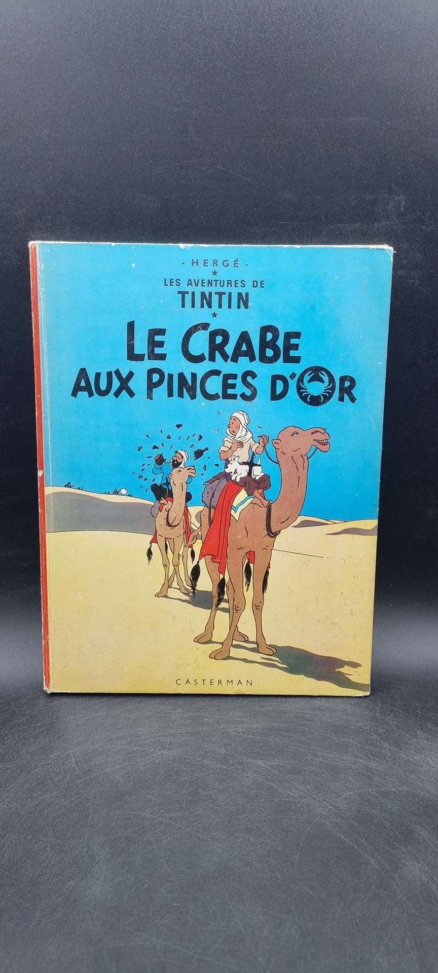 BD Tintin Le crabe aux pinces d'Or