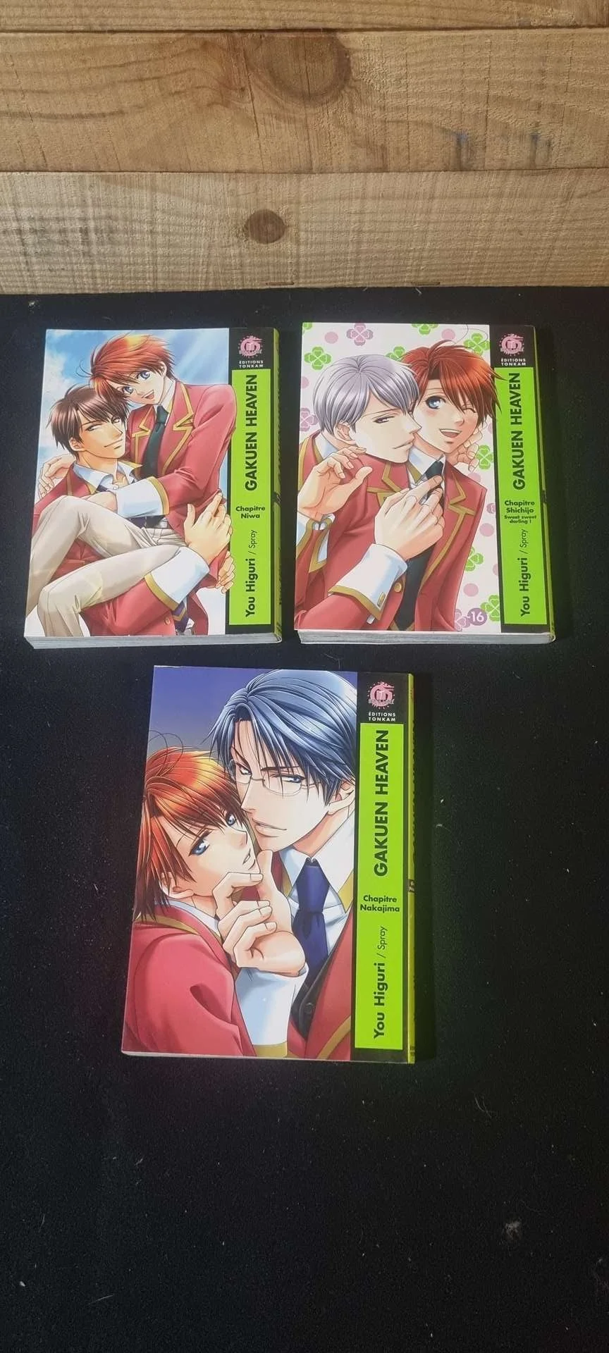 Manga Gakuen Heaven  3 Volumes