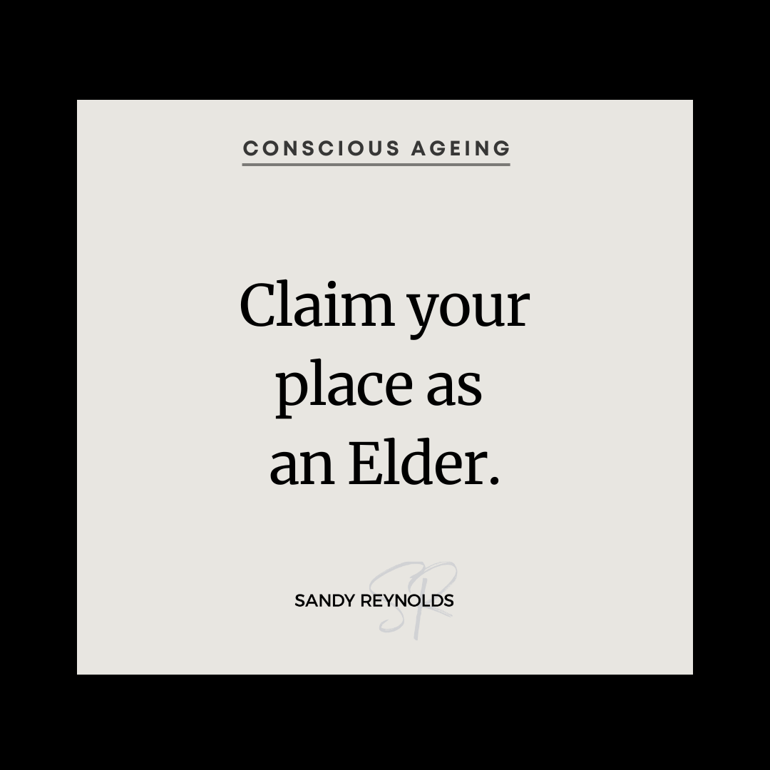 Claim your role as an elder