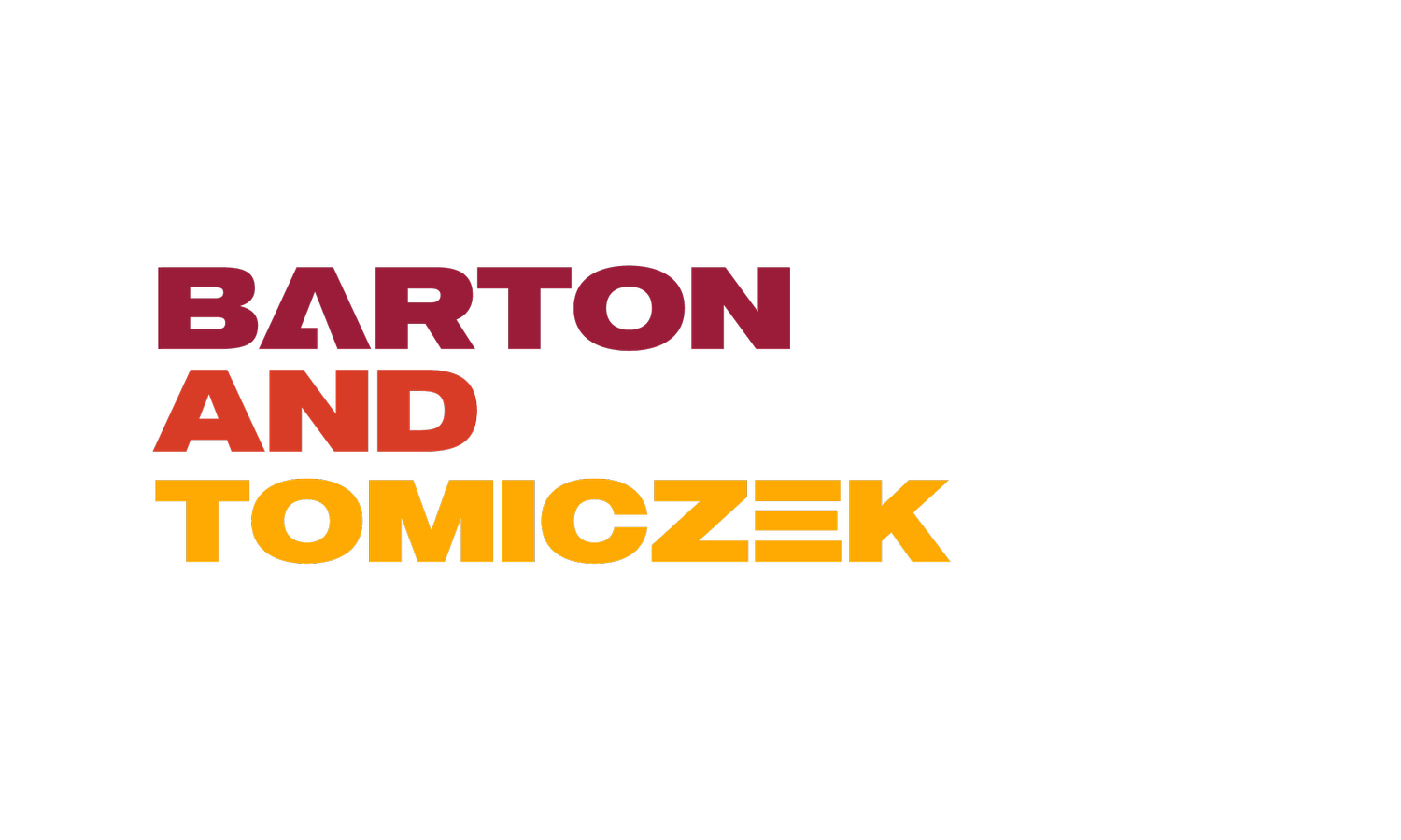 BARTON AND TOMICZEK