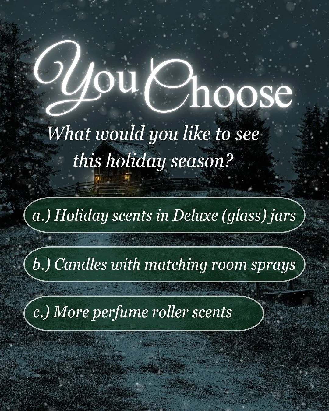 I want to know what you&rsquo;d like to see this holiday season! Please let me know in the poll below! Any additional thoughts? I&rsquo;d love to hear them in the comments!

Thanks, friends!

#mythicwick #handpouredcandles #pnwlocal #madeinthepnw #ho