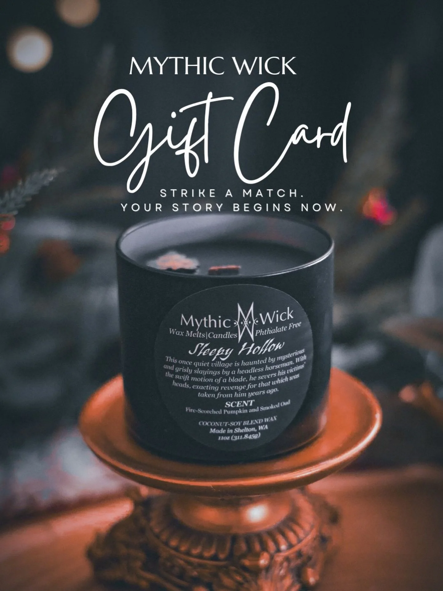 Did you know I offer gift cards? It&rsquo;s a perfect way to give someone exactly what they want&hellip; because honestly, sometimes picking out scents for others can be tricky. 

Simply find them on my website, note featured near the top of the home