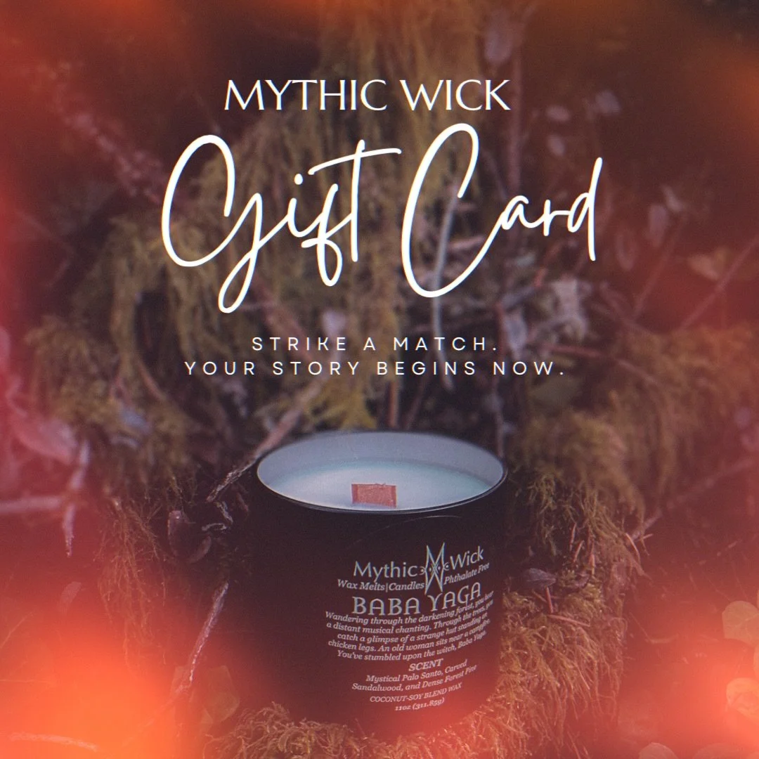 💝 woops! Need a last minute Valentine&rsquo;s Day gift? (Don&rsquo;t worry, I won&rsquo;t tell anyone) 

Let them pick out exactly what makes them swoon with a Mythic Wick gift card! Available on my website, direct link in stories. 

#valentinesdayg