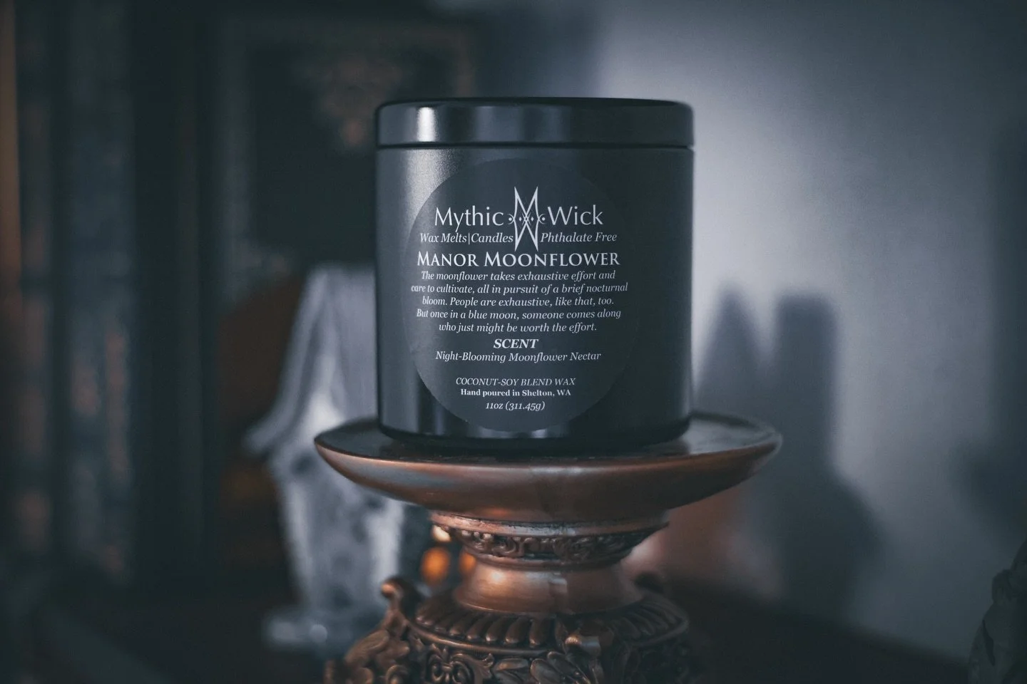 Silver moonlight. Ghostly footprints leading up from the lake. A nocturnal garden kept with care.

🌑 Smells like it&rsquo;s not a ghost story&hellip; it&rsquo;s a love story.

Top Notes: Pear, Agave
Middle Notes: Rose, Marine, Cherry Blossom
Base No
