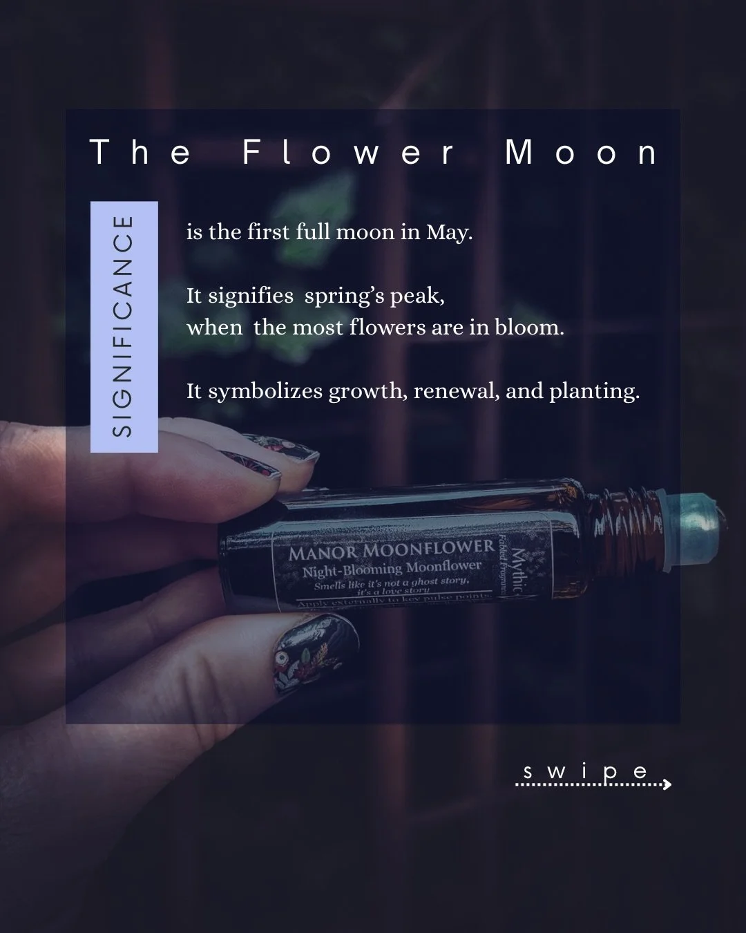 🌕 The Flower Moon is here! The Flower Moon is the first full moon in May and signifies the height of the flowering season. It is a time to plant and to recognize new growth. Here are just a few ideas for how to celebrate:

🌸 journal in nature, refl