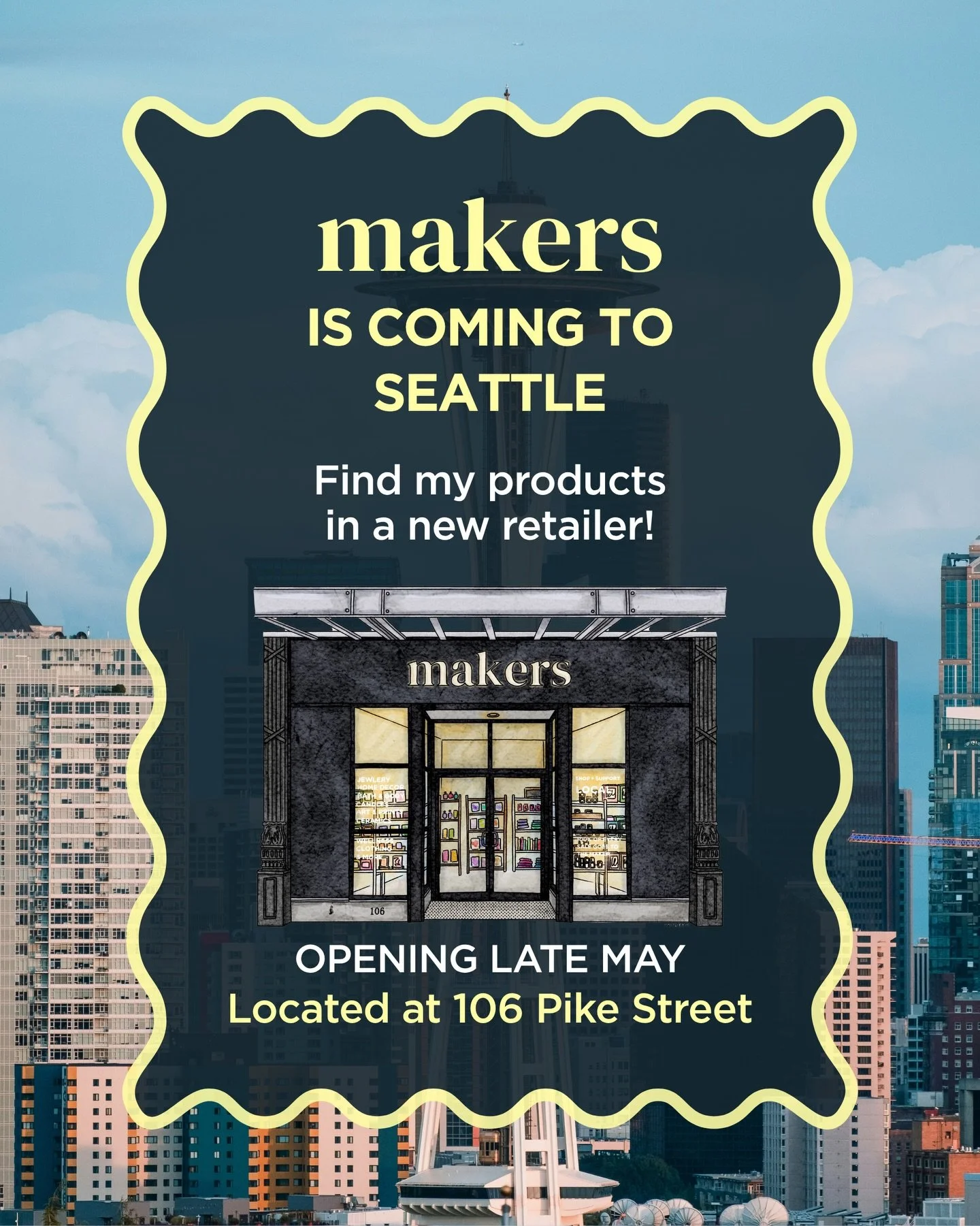 Seattle!! Your favorite immersive scents are closer than ever! 

I&rsquo;m excited to announce Mythic Wick&rsquo;s best selling candles, incense, and roll-on fragrances will be available at @shopmakers.us starting May 29! 

Made by hand with premium 