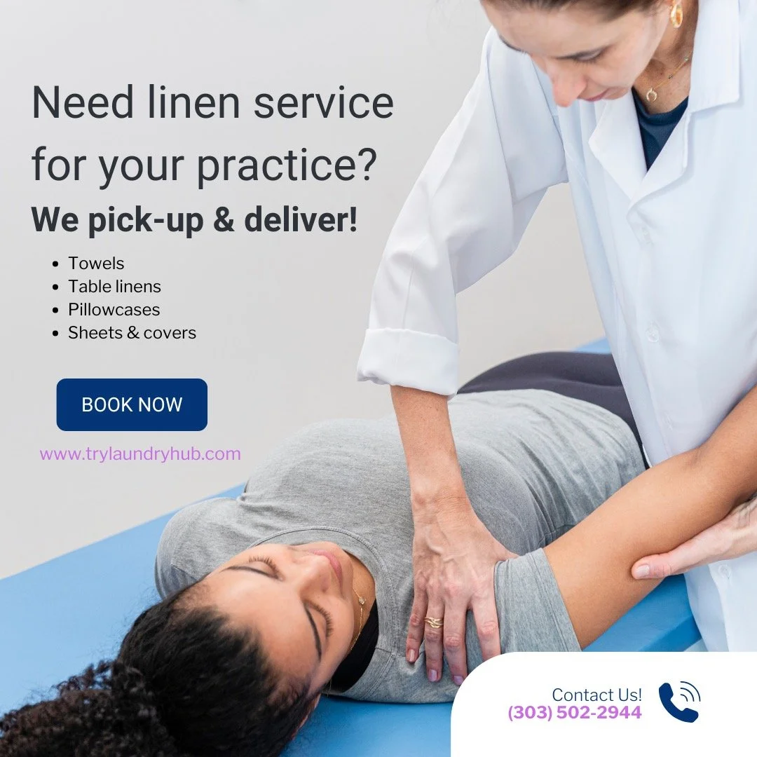 Denver wellness &amp; therapy practices &mdash; let us handle the laundry so you can focus on your patients. 🧺✨
We provide reliable pick-up &amp; delivery linen service for:
✔️ Towels
✔️ Table linens
✔️ Pillowcases
✔️ Sheets &amp; covers
Professiona
