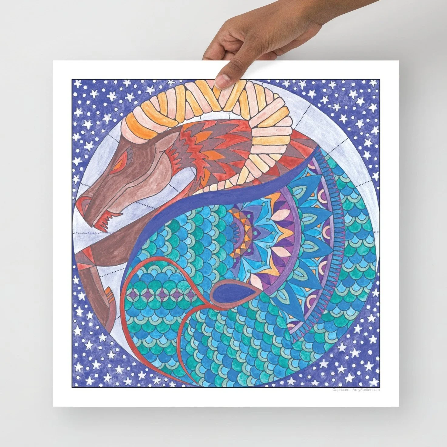 Capricornページ Capricorn Art Print — Amy Fortier