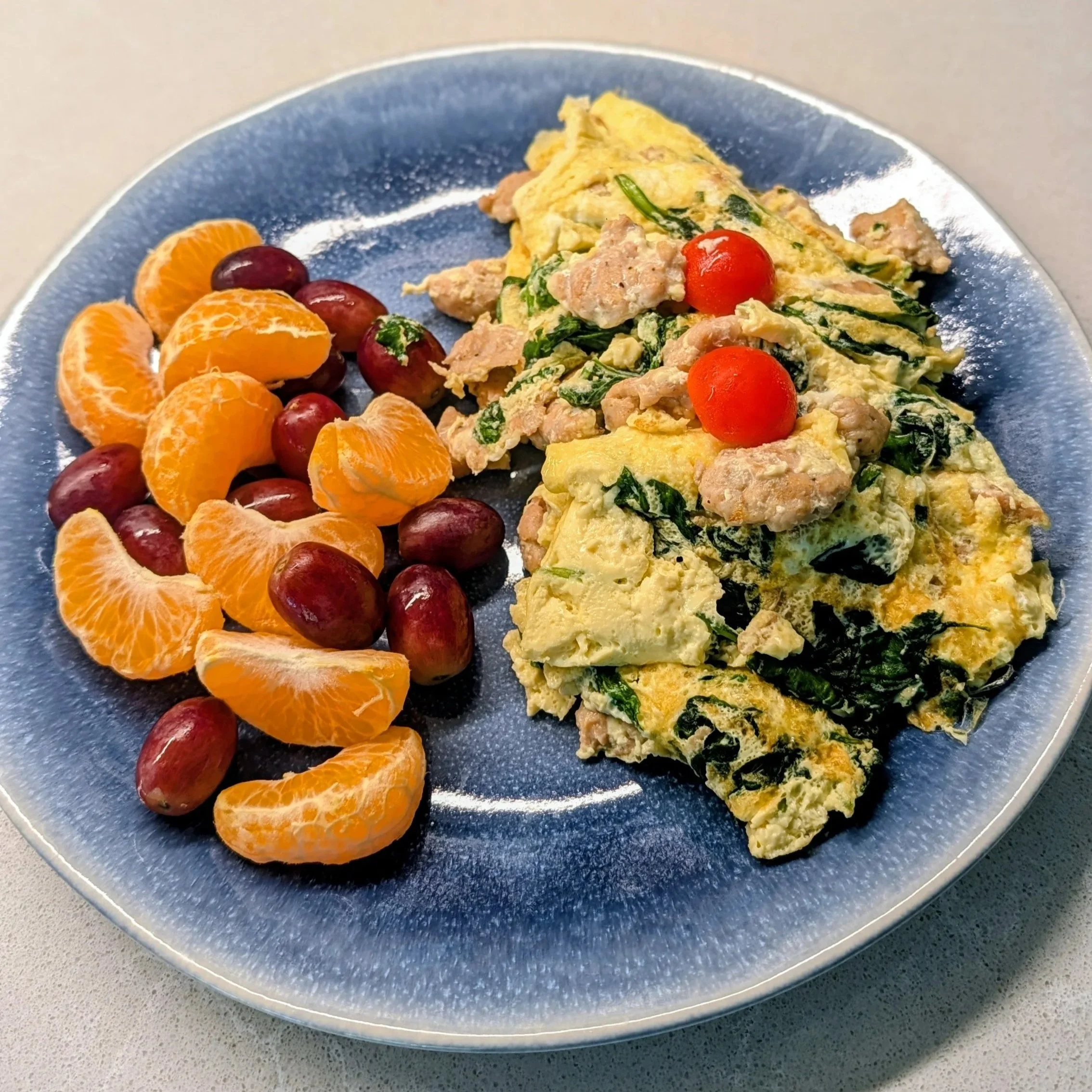 Chicken Sausage Omelette