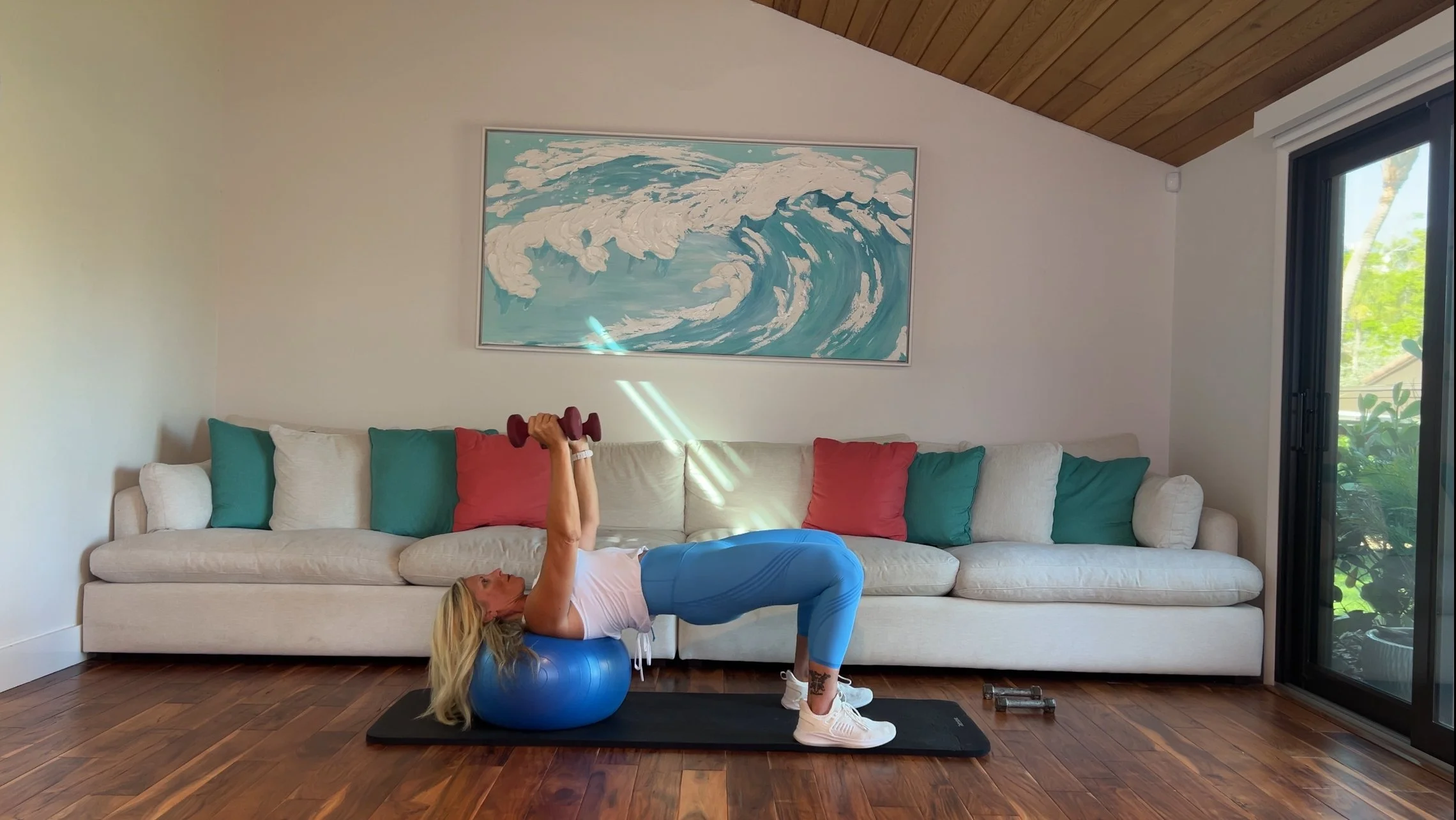Stability Ball Arm Toner