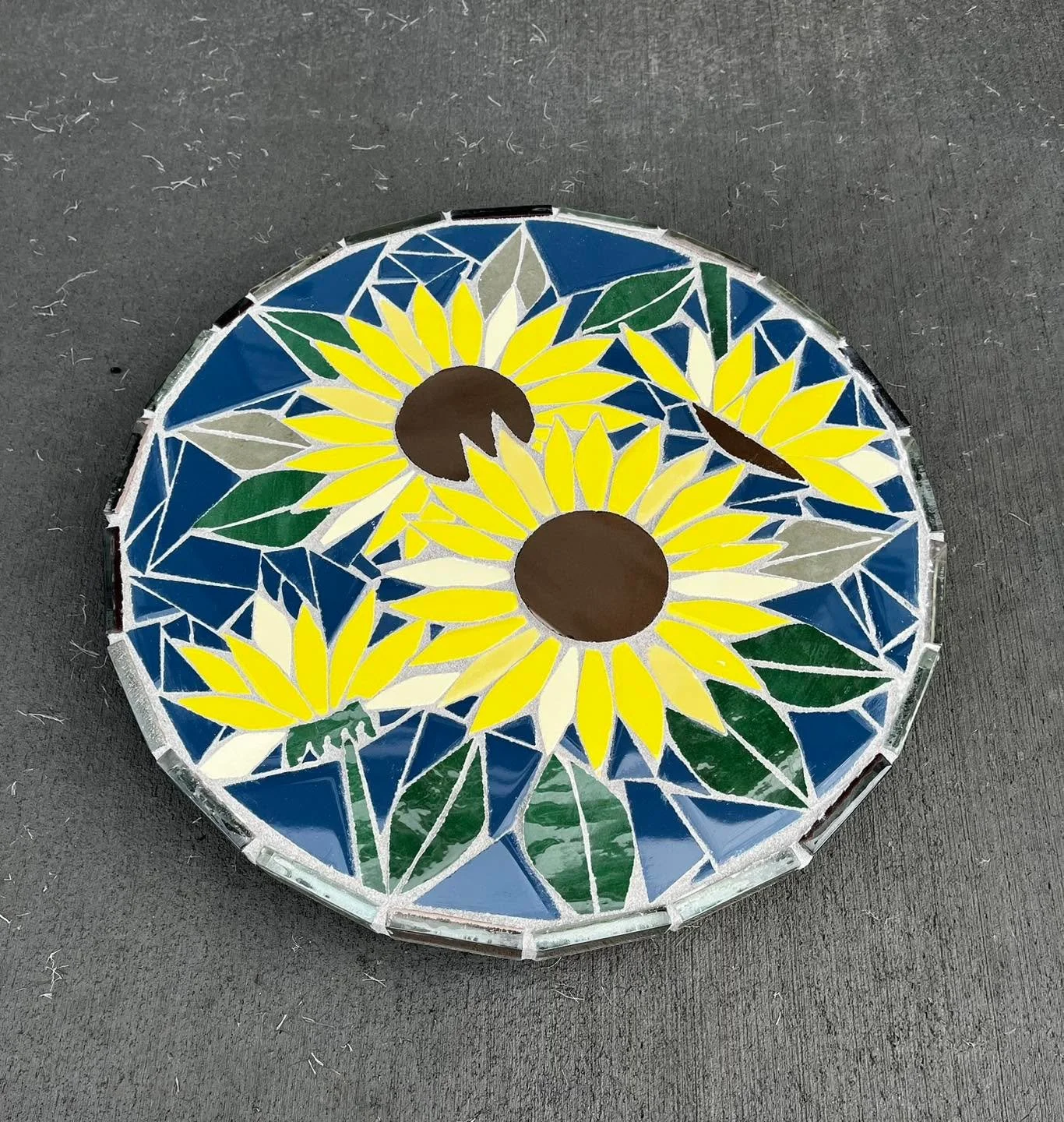 Enjoy the signs of summer all year round with a sunflower themed mosaic Lazy Susan 🌼

Shop with us Tue-Fri 10-4 and Sat 10-2 ⏰
.
.
.
📍113 N. Main Street, Fairport, NY
💻www.fairportfirehousewoodworks.com
🔨handmade for you🔨

#ourlittlefirehouse #h