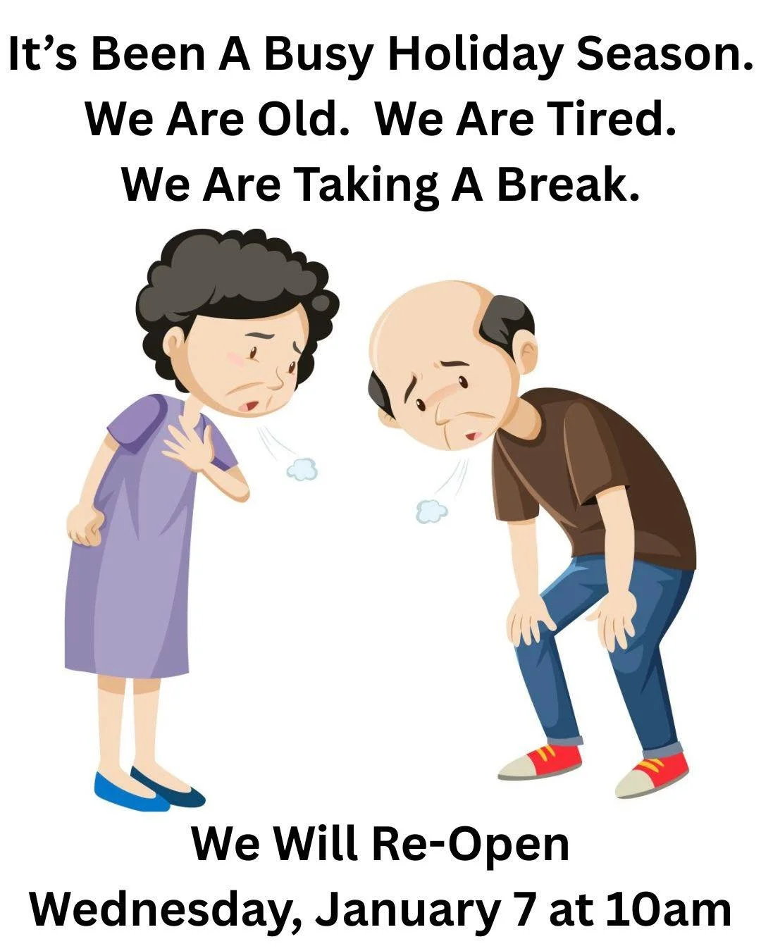 See you on January 7th! 
.
.
.
📍113 N. Main Street, Fairport, NY
💻www.fairportfirehousewoodworks.com
🔨handmade for you🔨

#ourlittlefirehouse #handmadeforyou #webuildstufftogether #enjoyingretirementtogether👍#handmadeinfairport #shoplocal #shoplo
