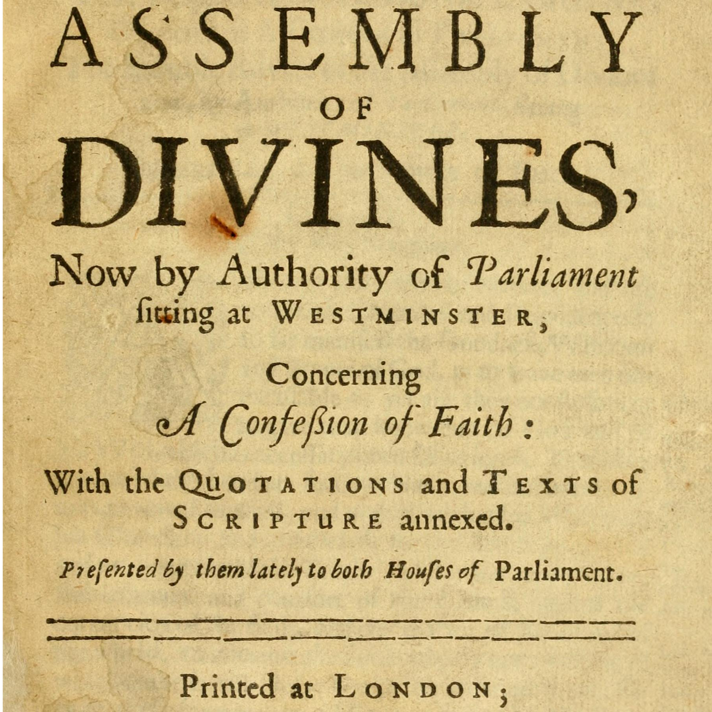 Westminster Confession of Faith: Chapter 2