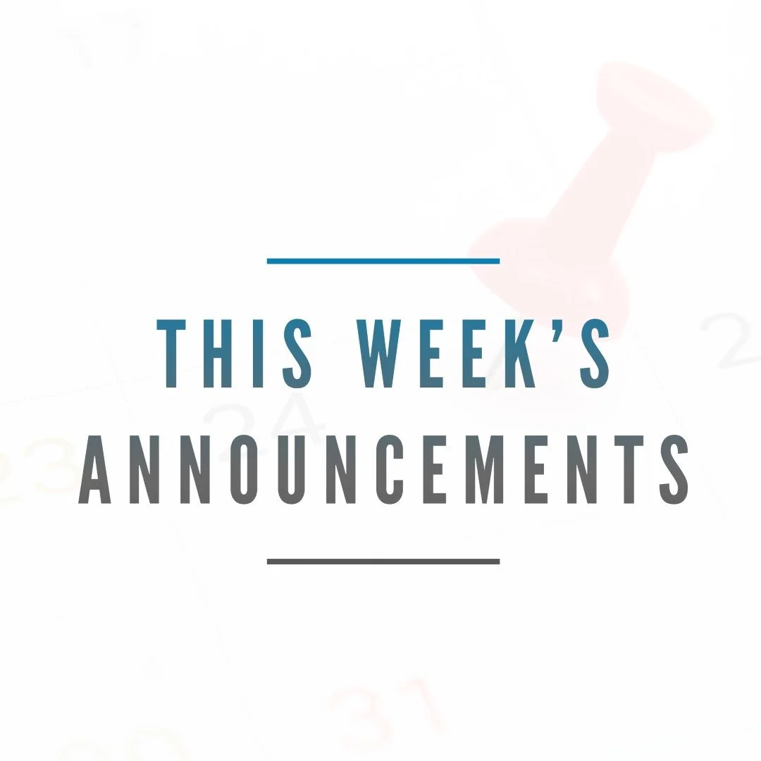 March 1 Bulletin Announcements