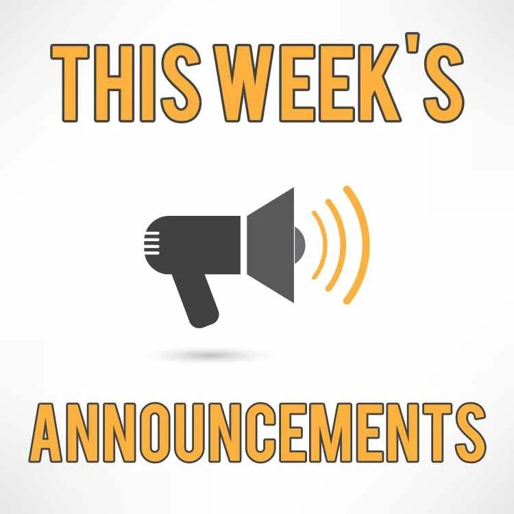 June 7, 2026 | Bulletin Announcements