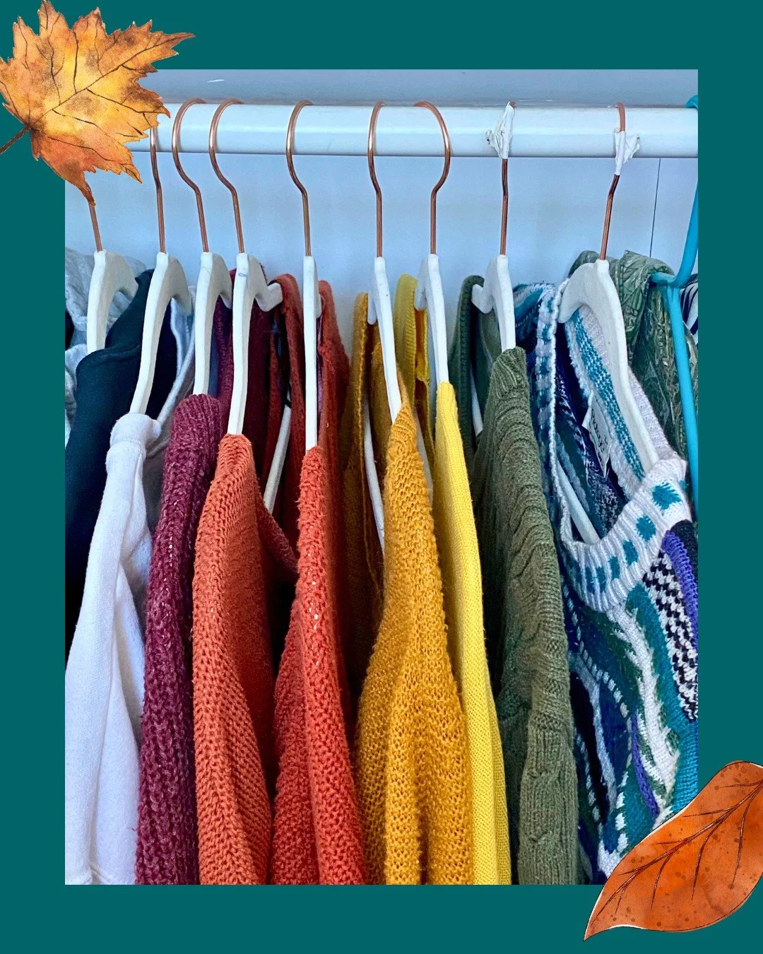 Loving this fall rainbow palette in my client’s freshly downsized and reorganized wardrobe!
#professionalorganizer #homeorganizing #getorganized #decluttering #downsizing #organizedhome
