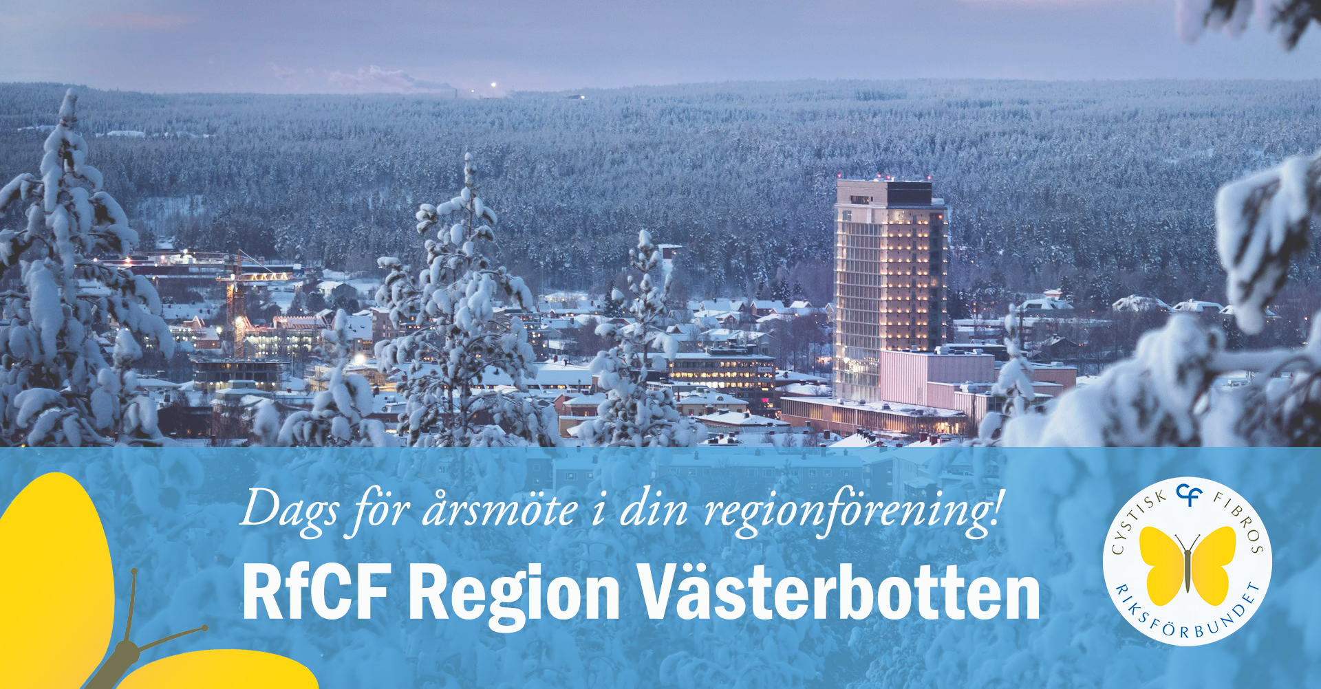 RfCF Region Västerbotten bjuder in till digitalt årsmöte 25 februari