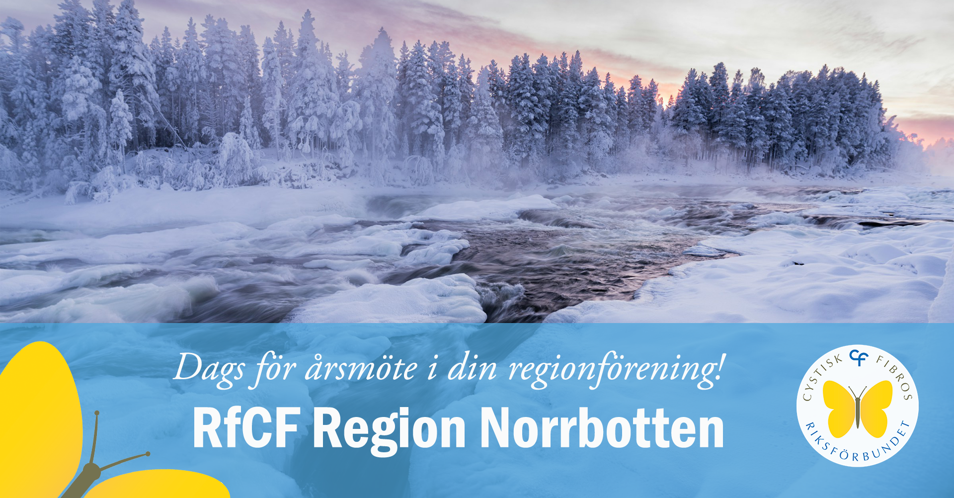 RfCF Region Norrbotten bjuder in till årsmöte 28 mars