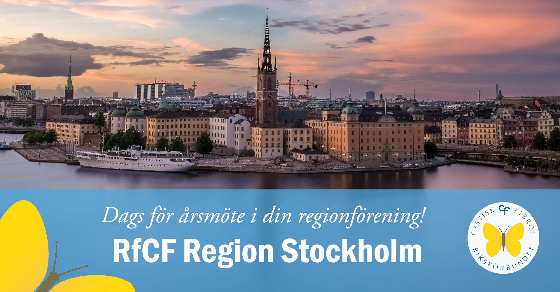 RfCF Region Stockholm bjuder in till årsmöte den 19 mars