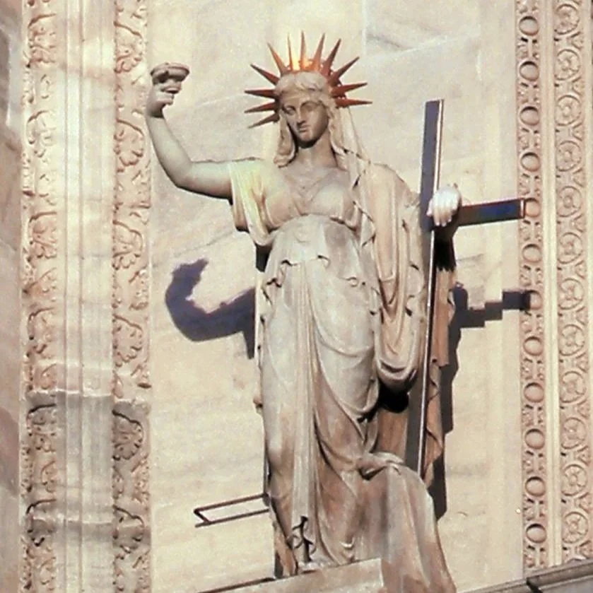 Italy’s “Liberty Statue”.