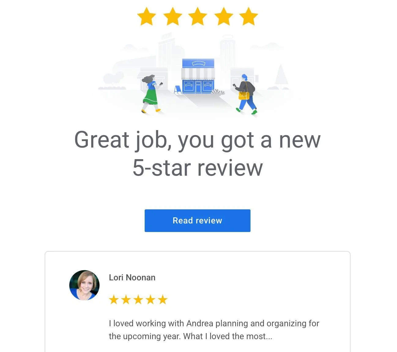 When a client takes the time to send a note like this, it means the world. ❤️
&ldquo;I loved working with Andrea planning and organizing for the upcoming year. What I loved the most was how she was able to adapt her guidance for each of the participa