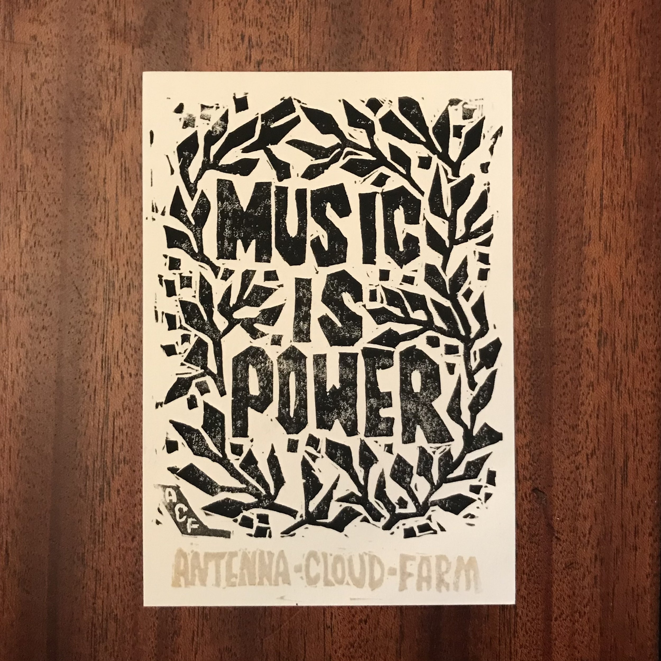 Handcrafted cards for the donor goodie bags