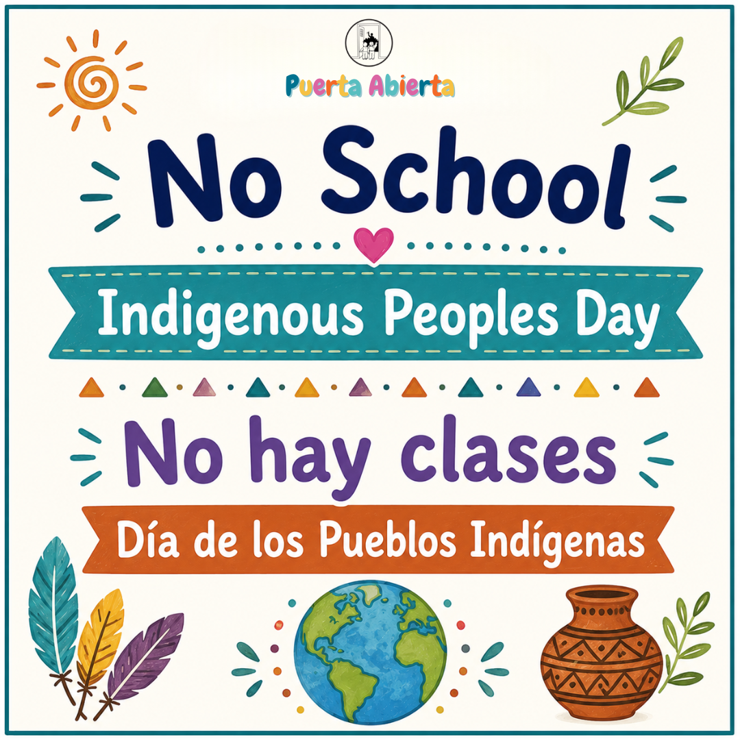 Indigenous Peoples Day (No School)