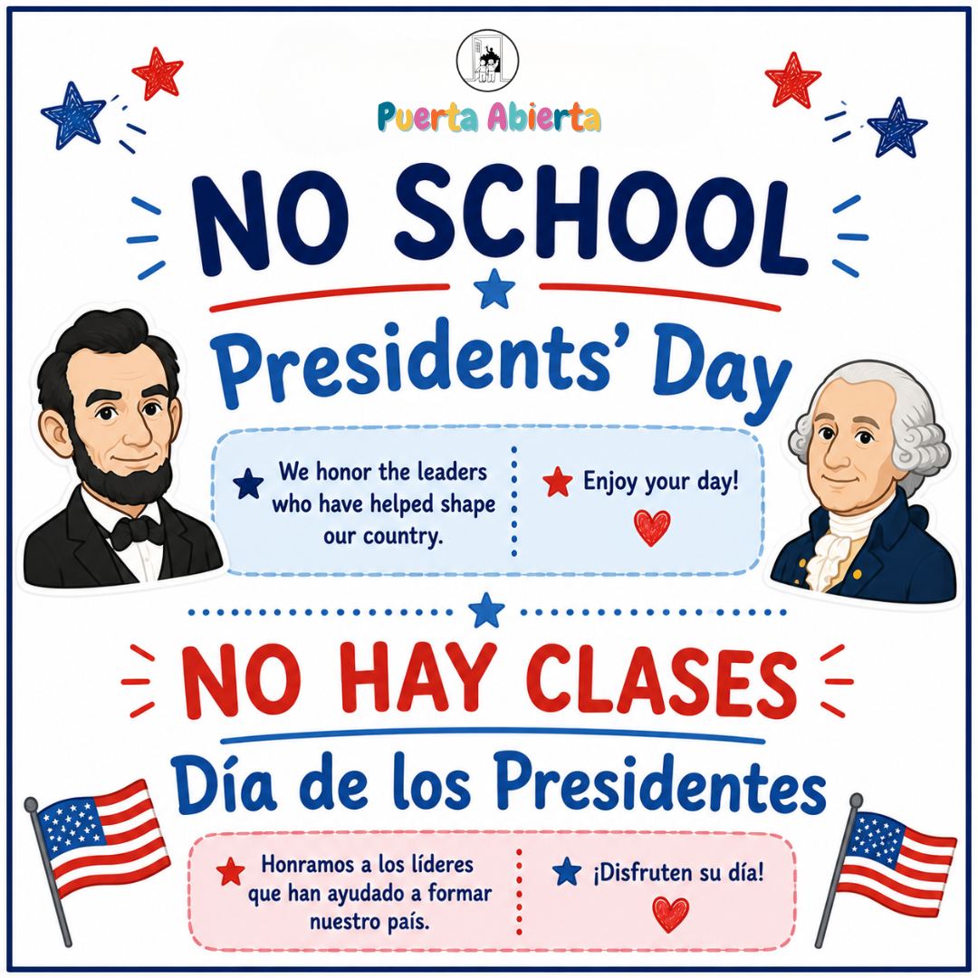 Presidents Day / Día de los Presidentes