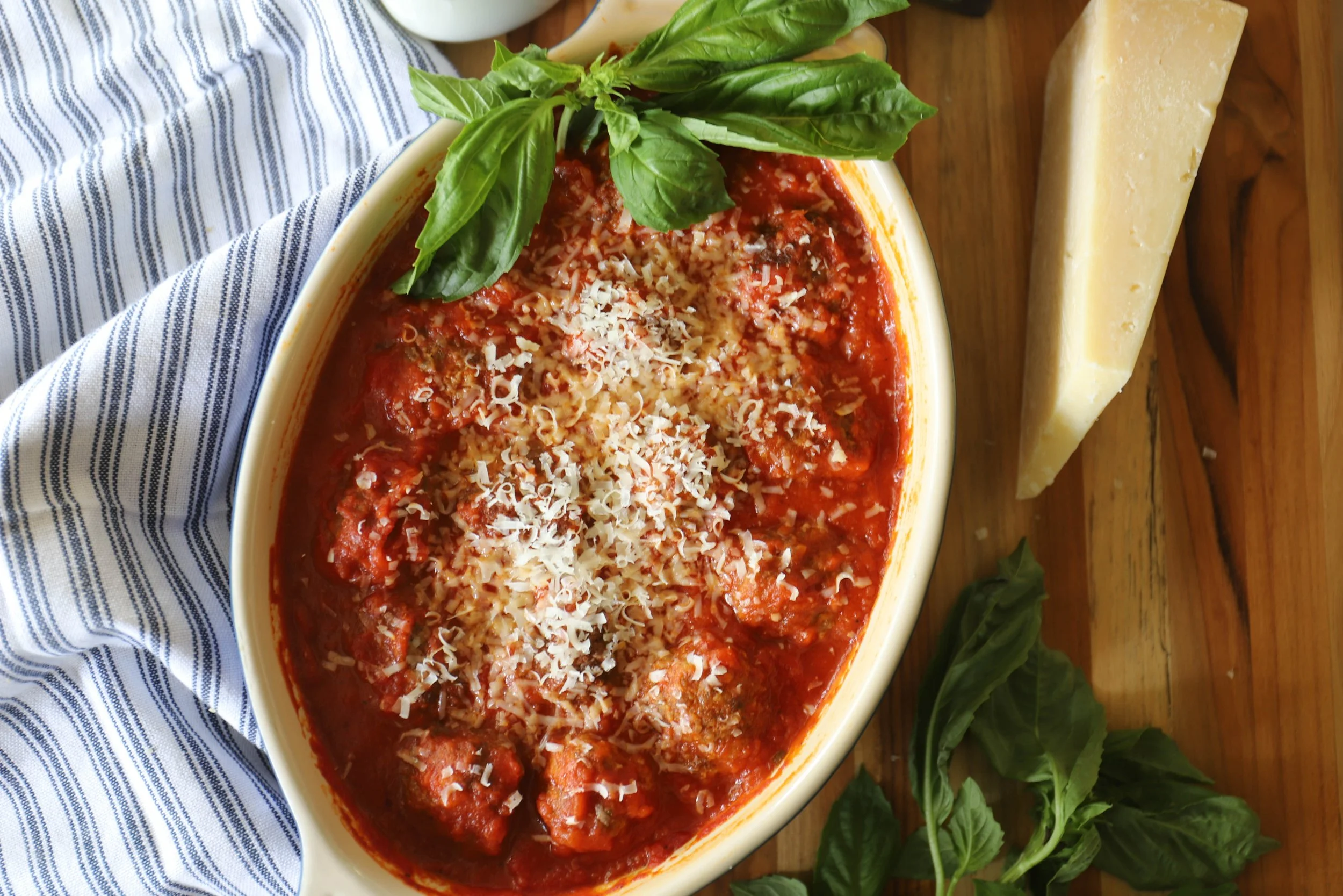 Meatballs Marinara — Organic Milk Neutral Milk