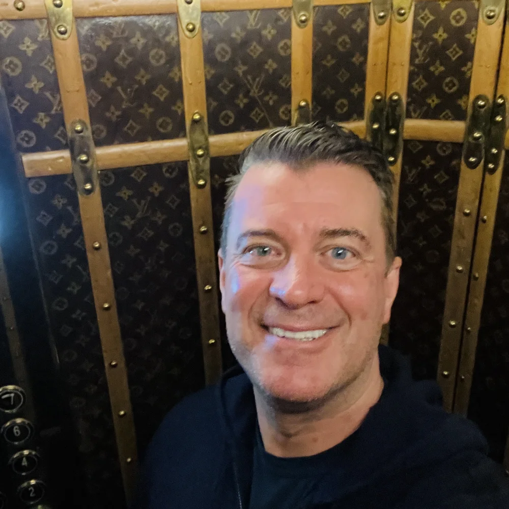 Louis Vuitton Trunk as an Elevator