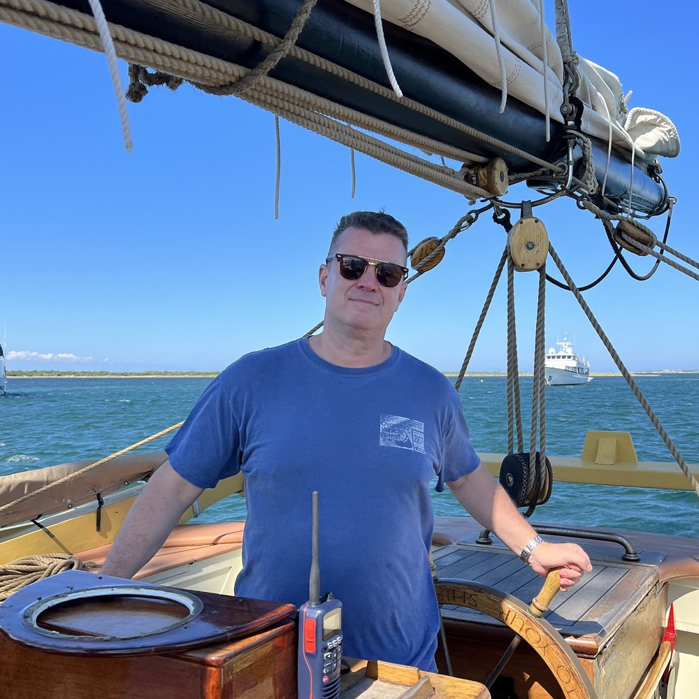 Capt. Brad at the Helm