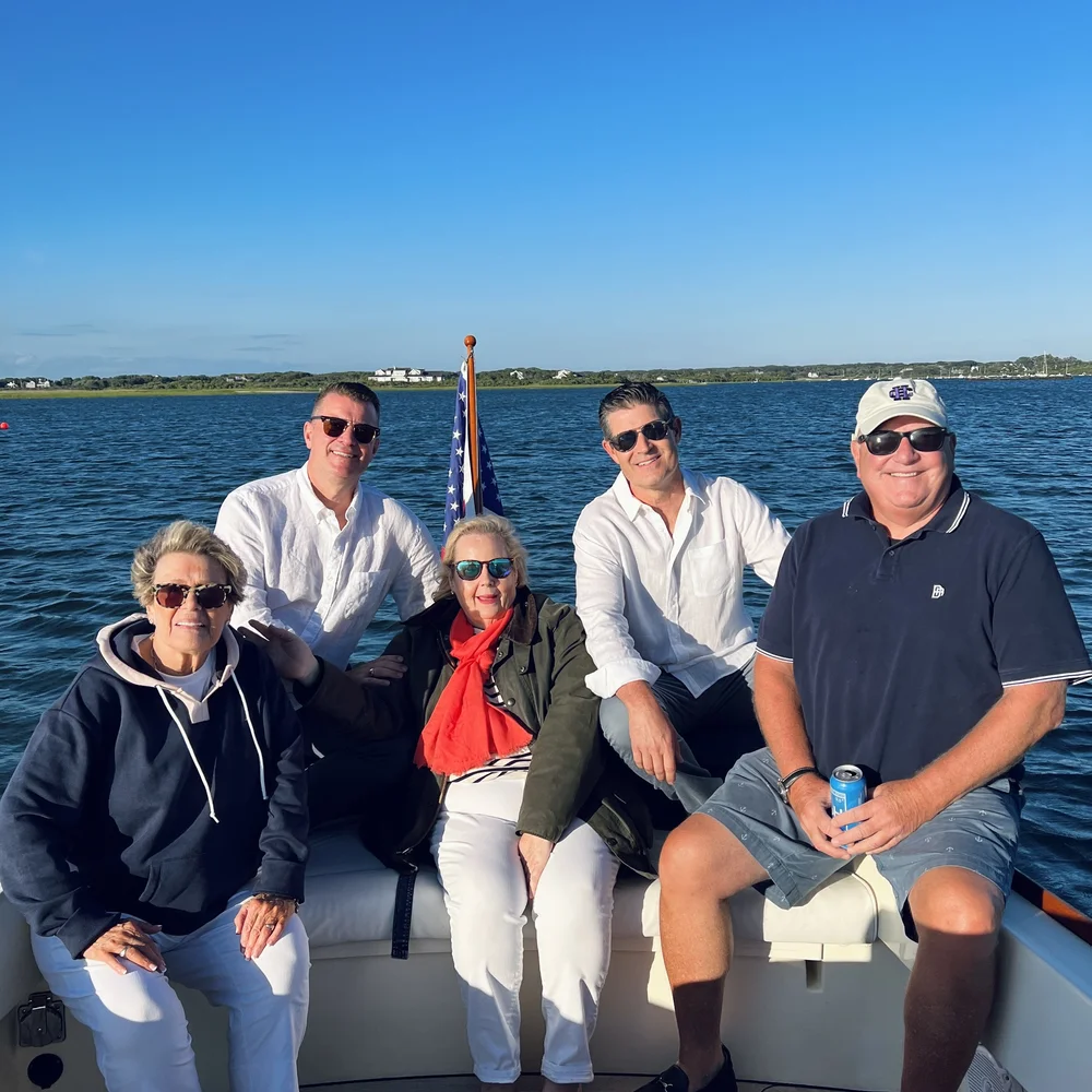 the Crew! My mom, Anne, Jon and Richard