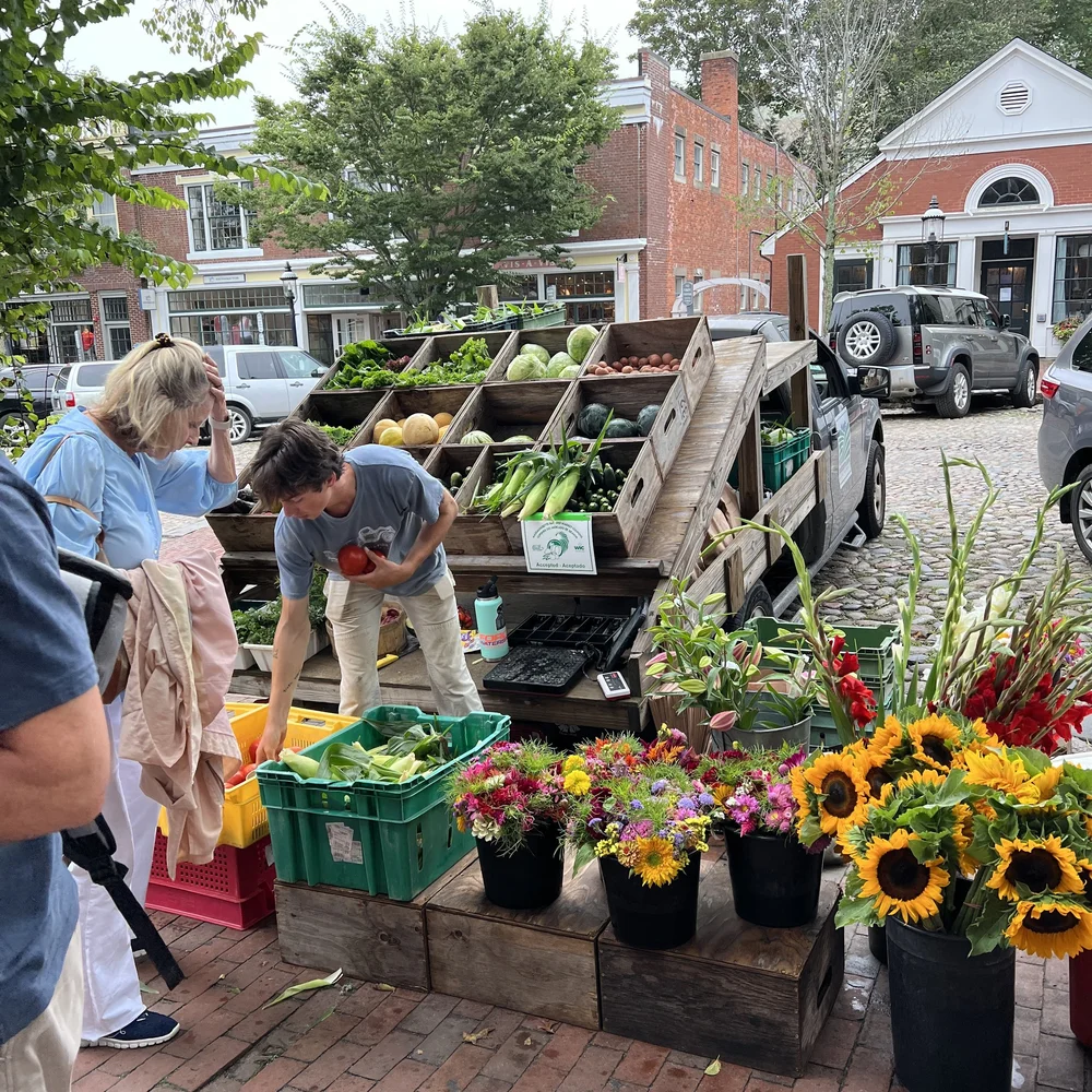 Bartlett Farm truck on Main Street