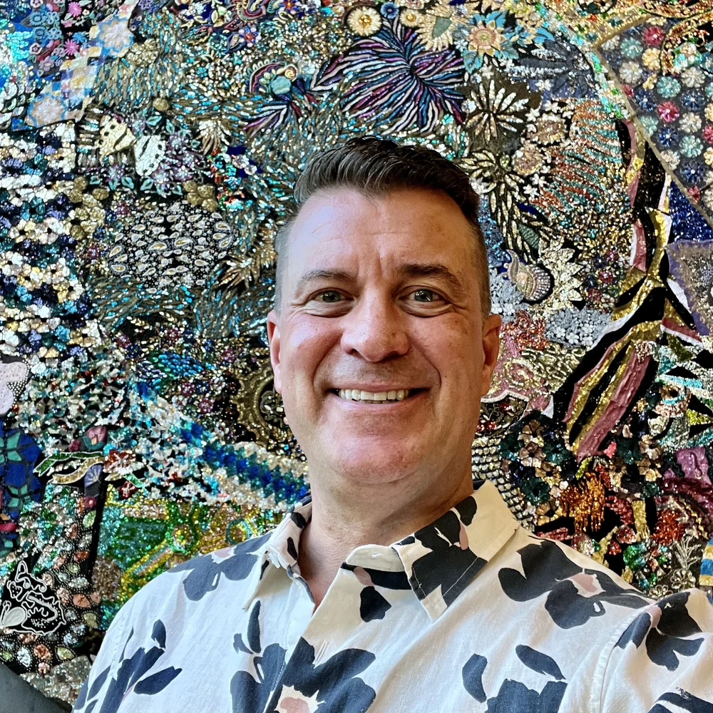 Nick Cave, Garden Plot, 2006 found beaded and sequined garments 