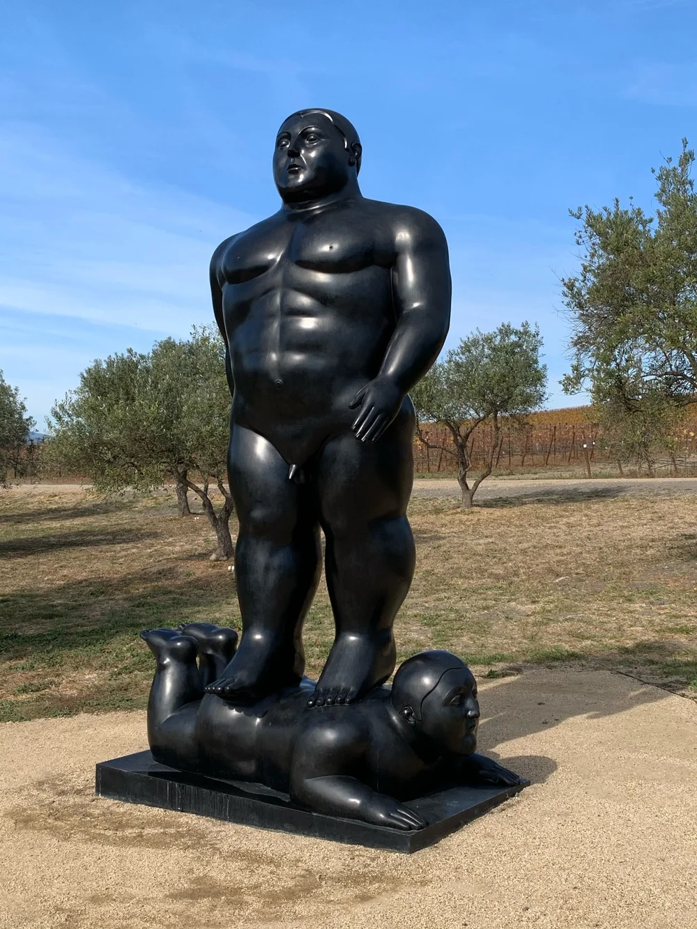 Hombre Caminante (Walking Man), Fernando Botero, 1999