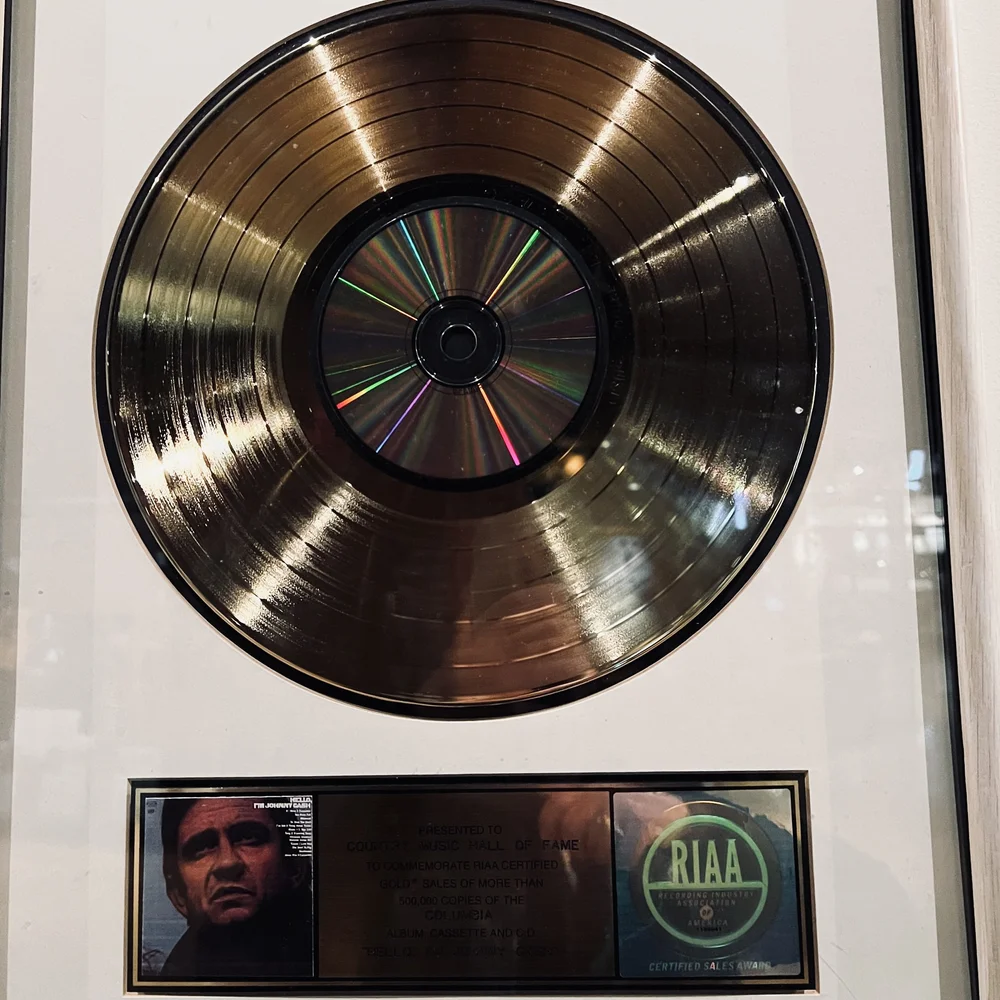 Johnny Cash Gold Record