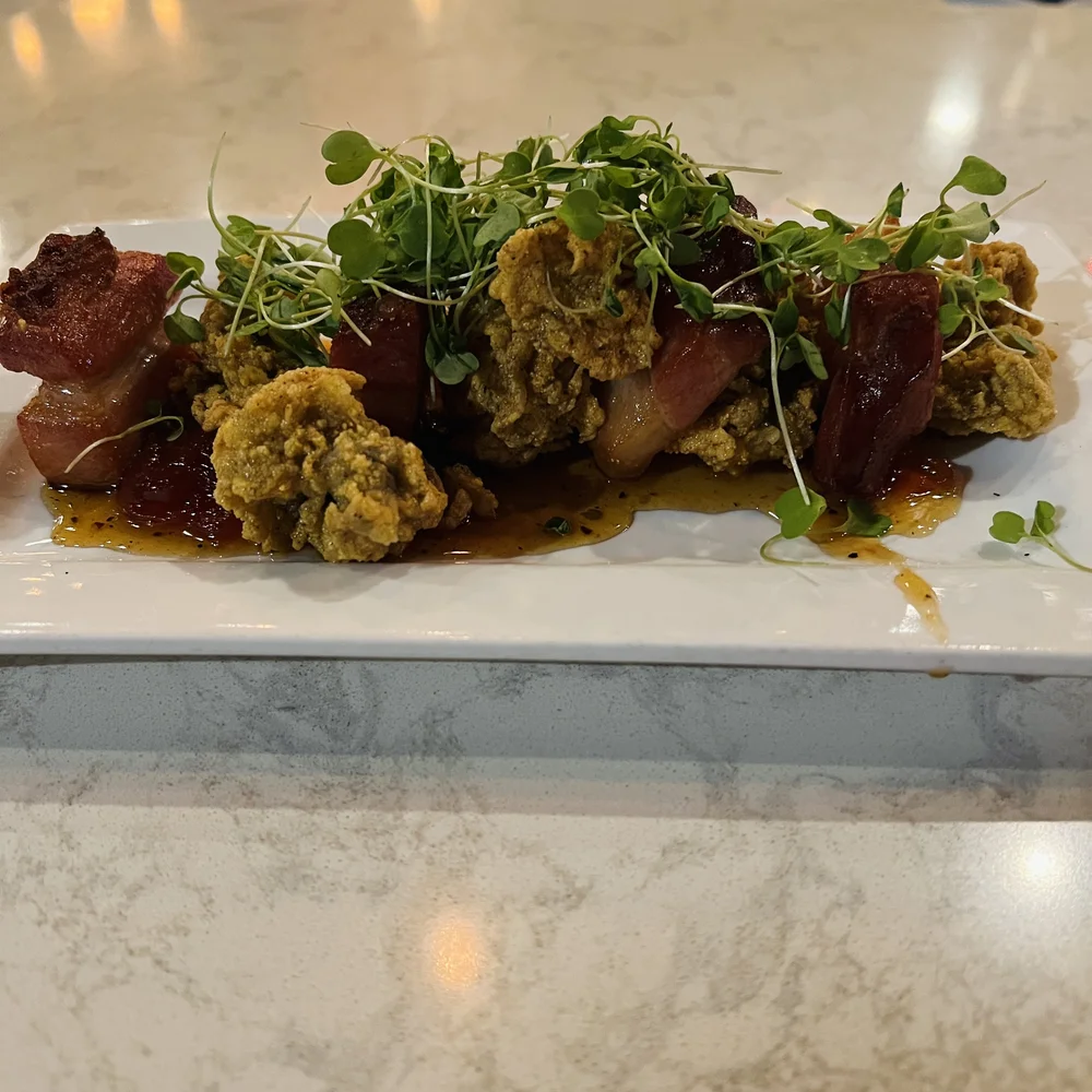 Deconstructed Oyster BLT