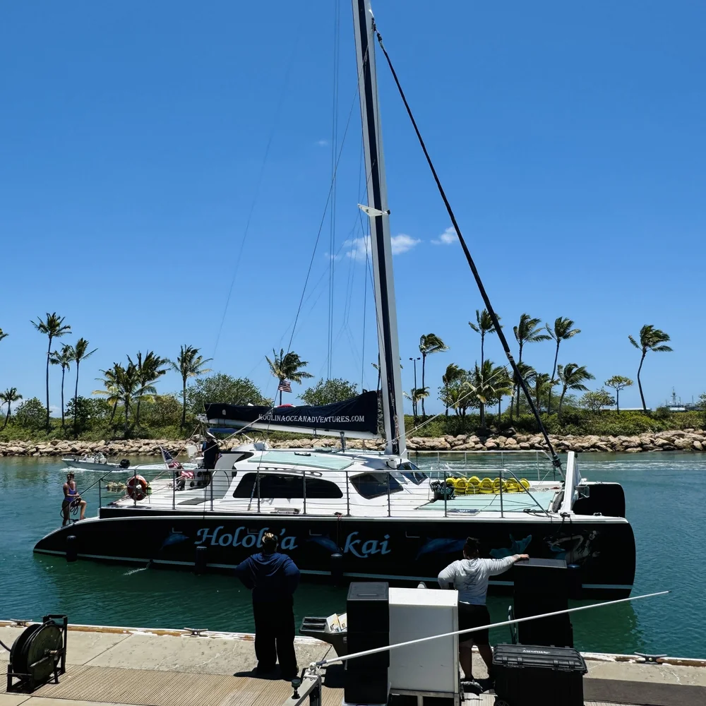 Snorkel catamaran to Electric Beach