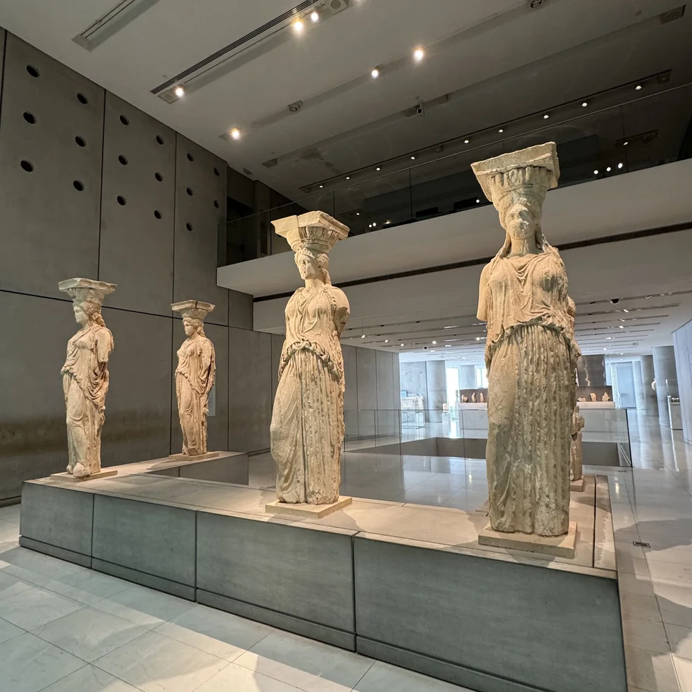 Original Caryatids from Erechtheion 