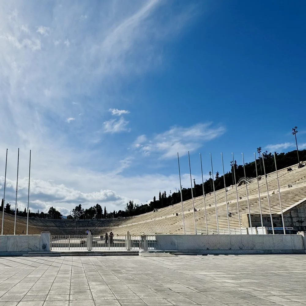 Panathenaic Stadium made of marble