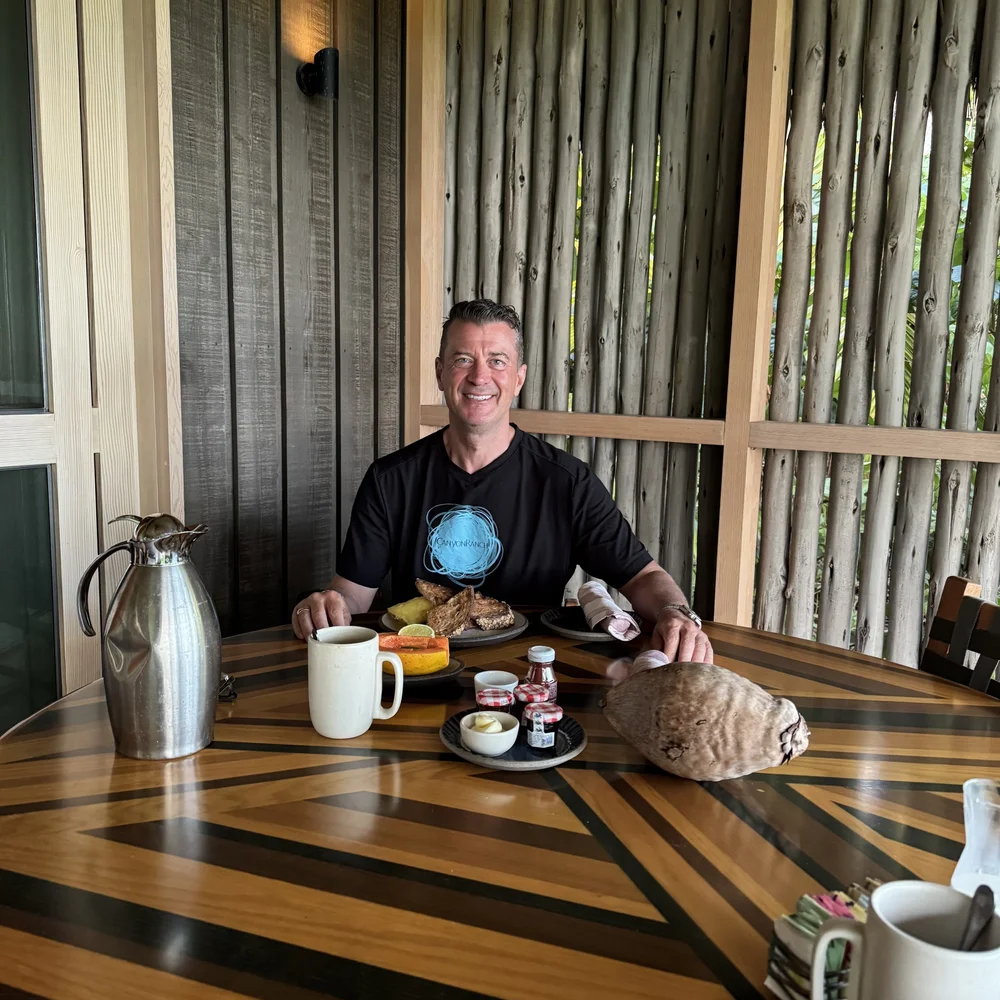 Breakfast on my lanai