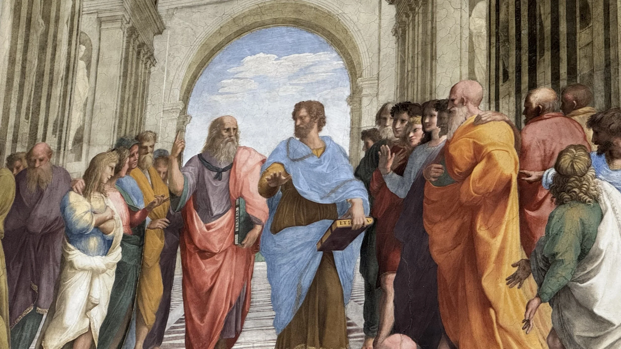 Raphael - School of Athens Plato &amp; Socrates